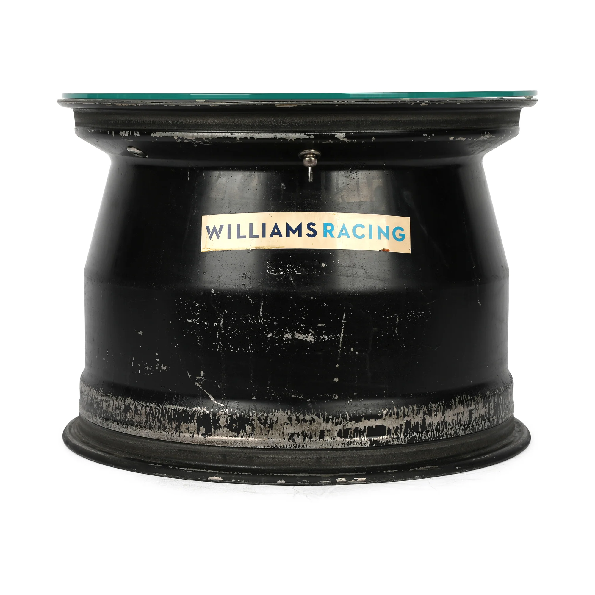 The Silverstone Auction LOT 032 - Alex Albon 2024 Williams F1 Team Front Wheel Rim Table - Azerbaijan GP