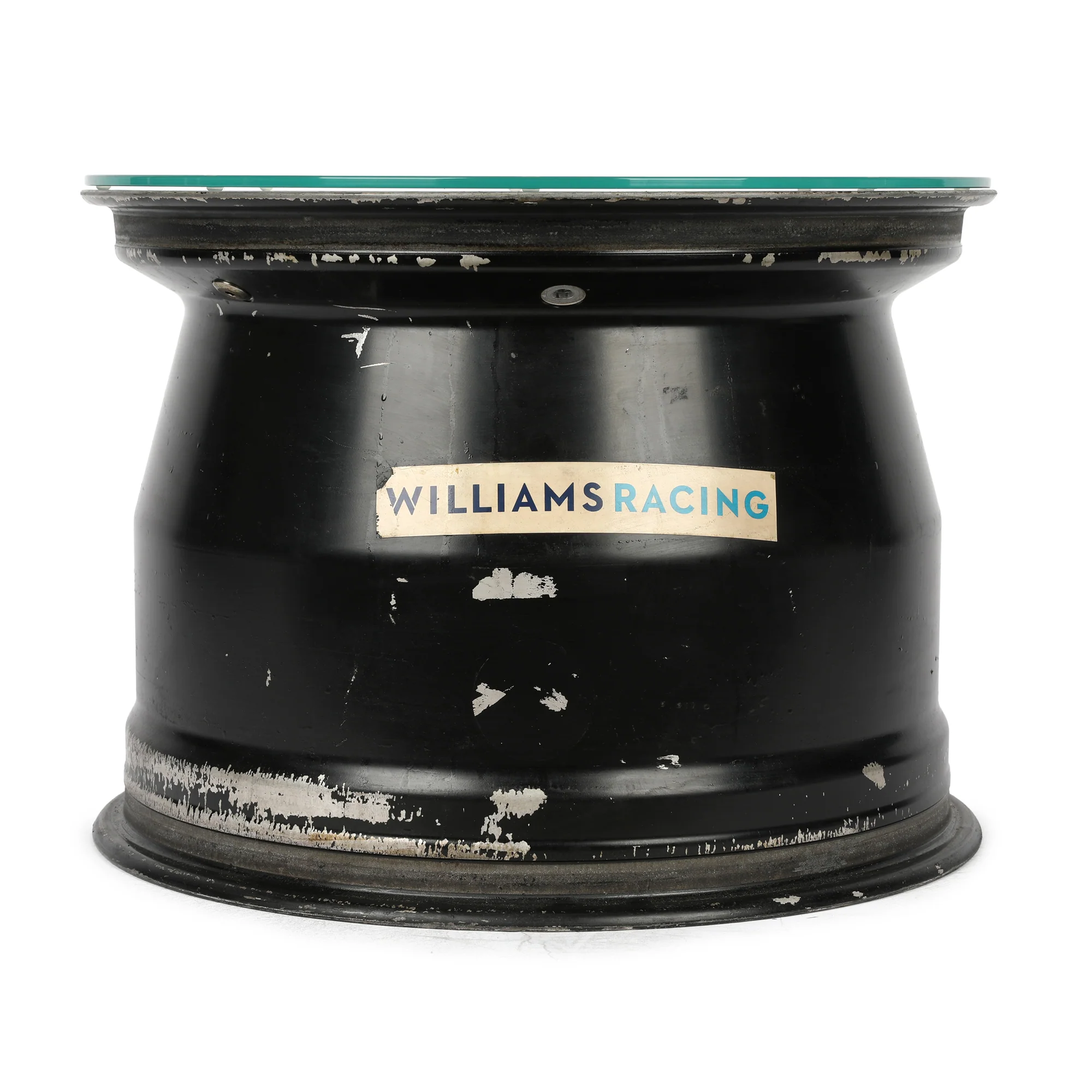 The Silverstone Auction LOT 036 - Alex Albon Williams F1 Team 2025 Front Wheel Rim Table - Miami GP