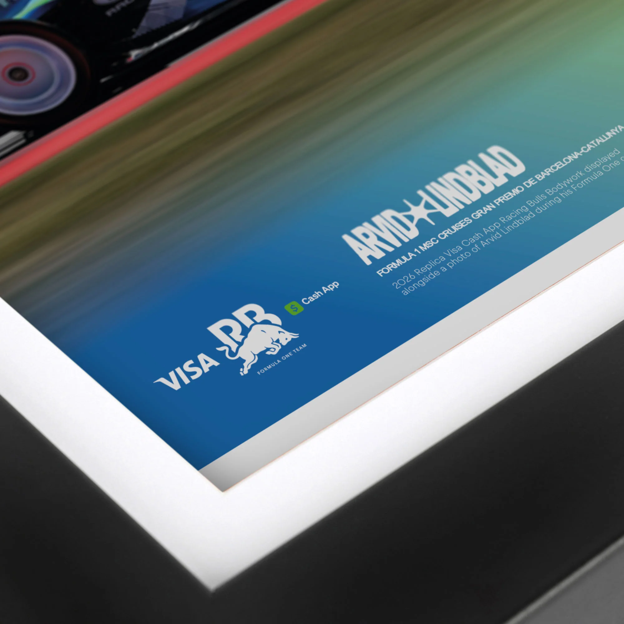 Arvid Lindblad 2026 Visa Cash App Racing Bulls F1 Team Replica Bodywork & Photo - FC Livery Edition - Image 3