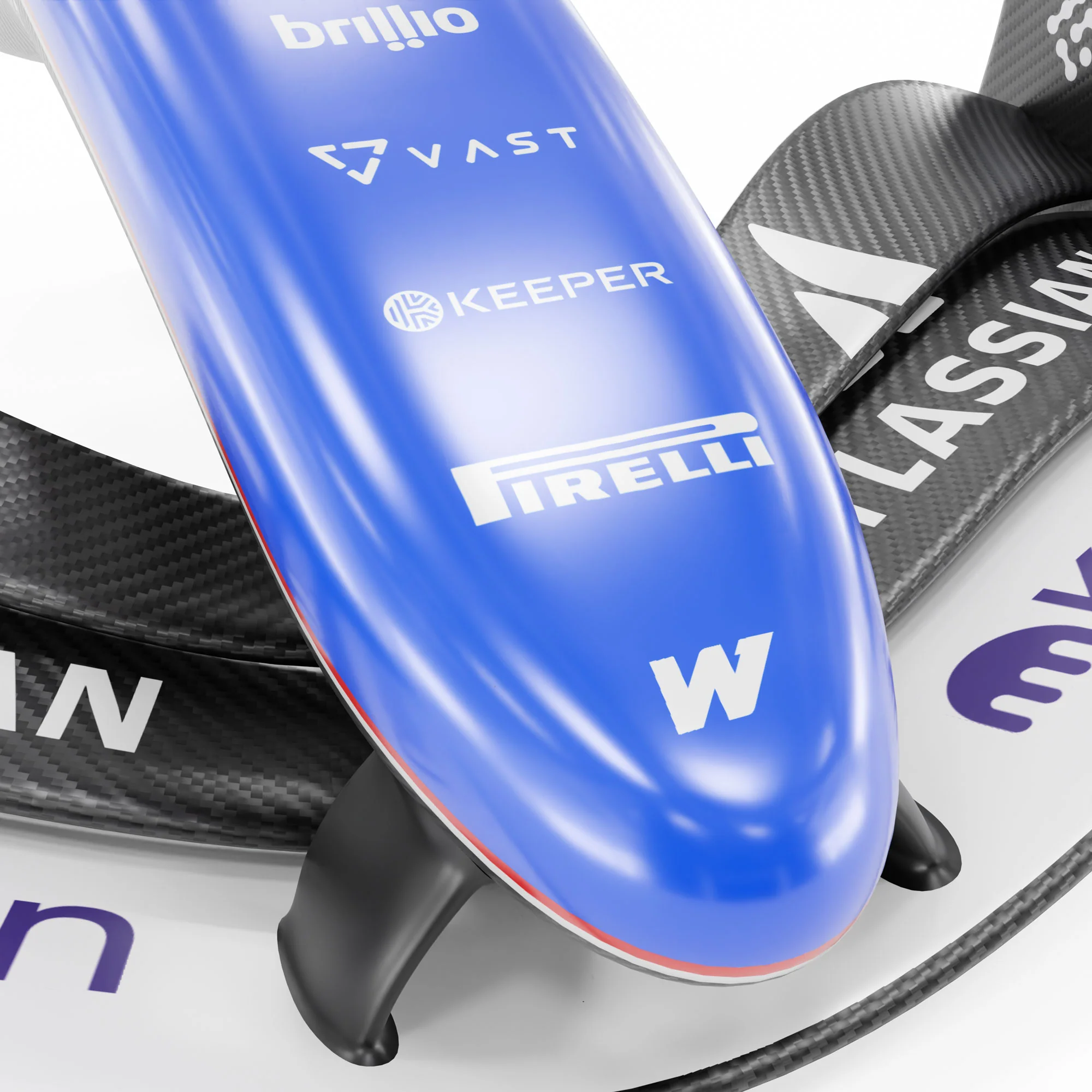 Atlassian Williams F1 Team 2026 Replica Front Wing & Nose - Image 3