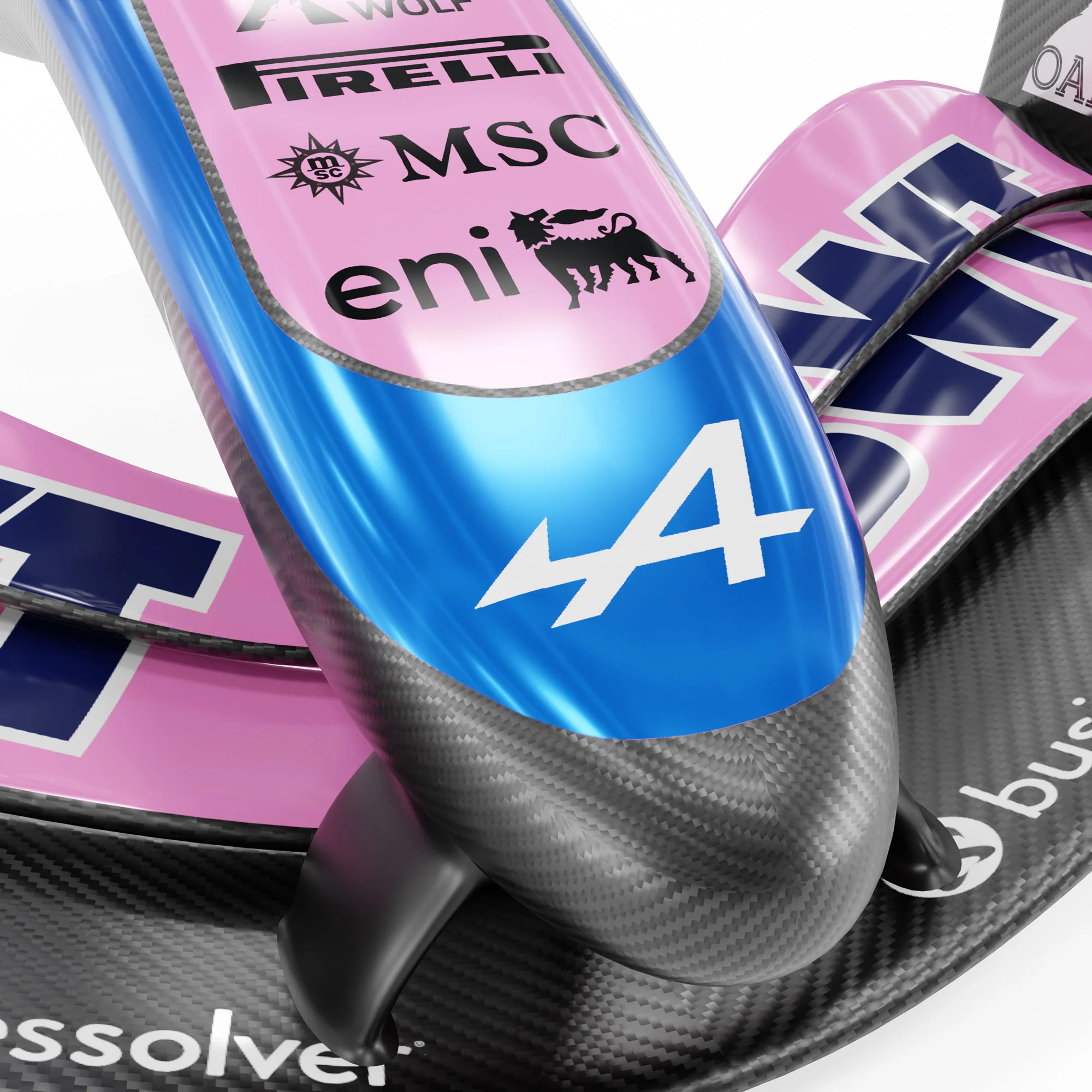 BWT Alpine F1 Team 2026 Replica Front Wing & Nose - Image 3
