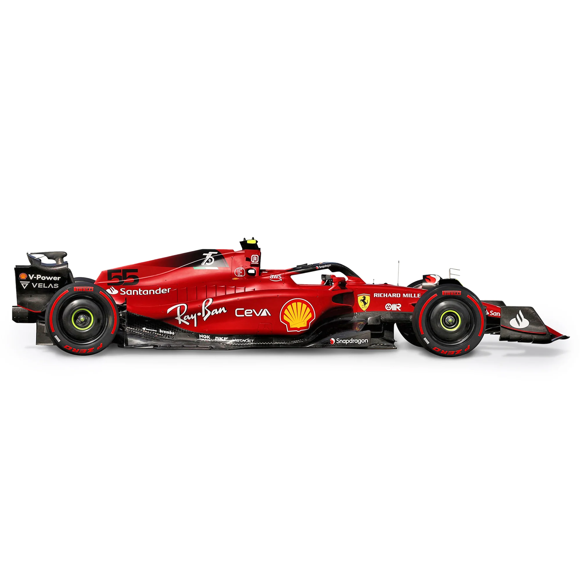 Carlos Sainz 2022 Scuderia Ferrari F1-75 1:8 Scale Model – Bahrain GP - Image 4