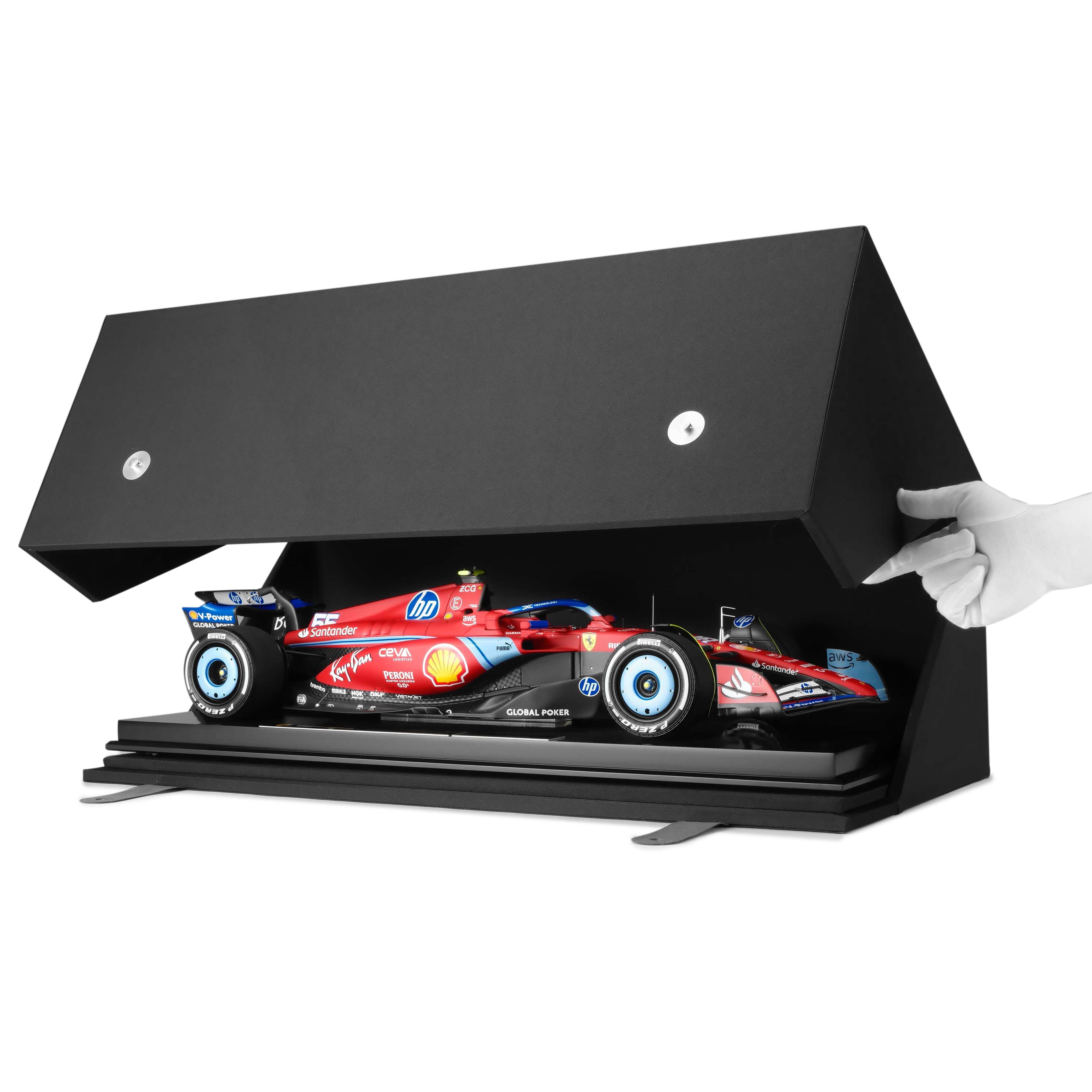 Carlos Sainz 2024 Ferrari SF-24 1:8 Scale Model - Miami GP - Image 3