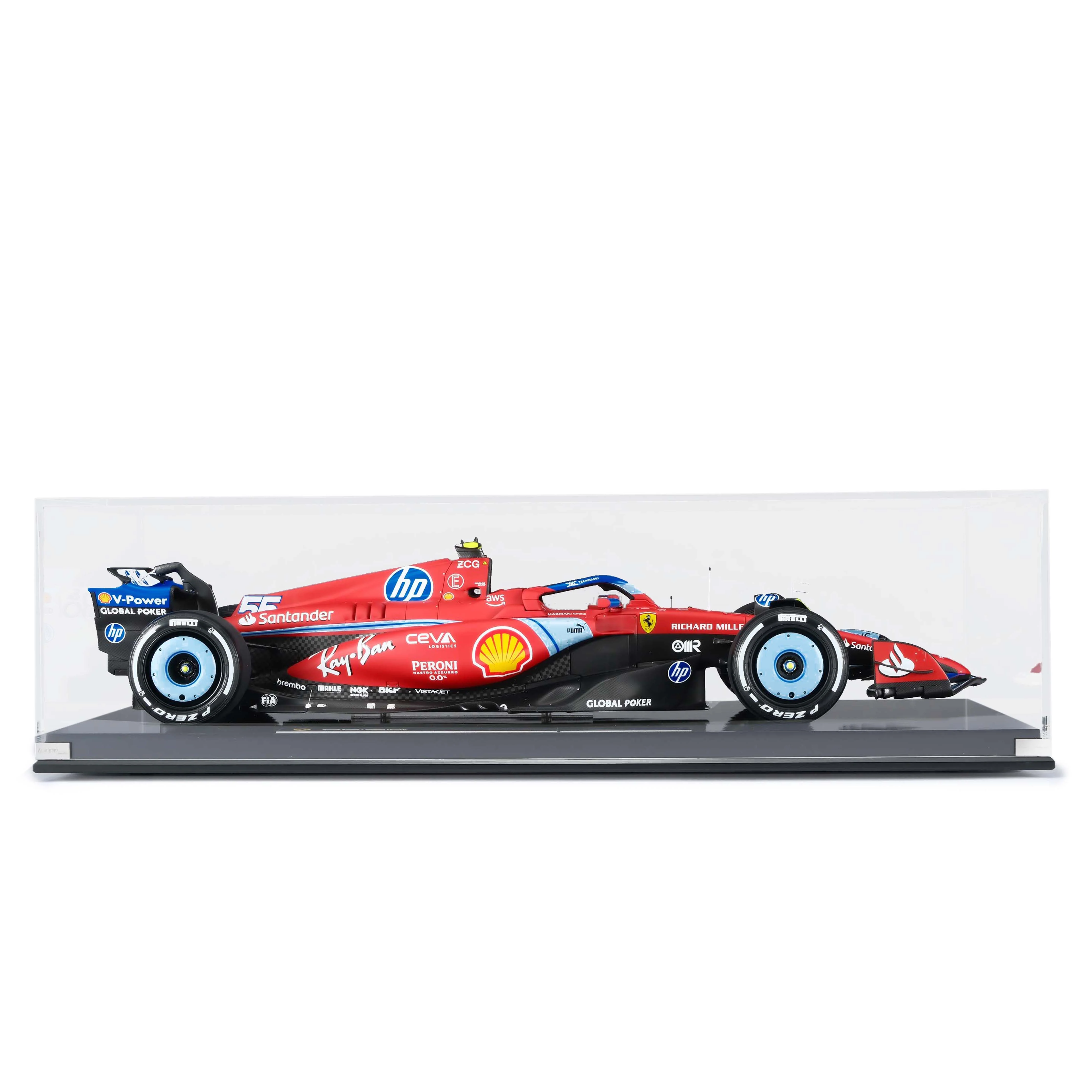Carlos Sainz 2024 Ferrari SF-24 1:8 Scale Model - Miami GP - Image 7