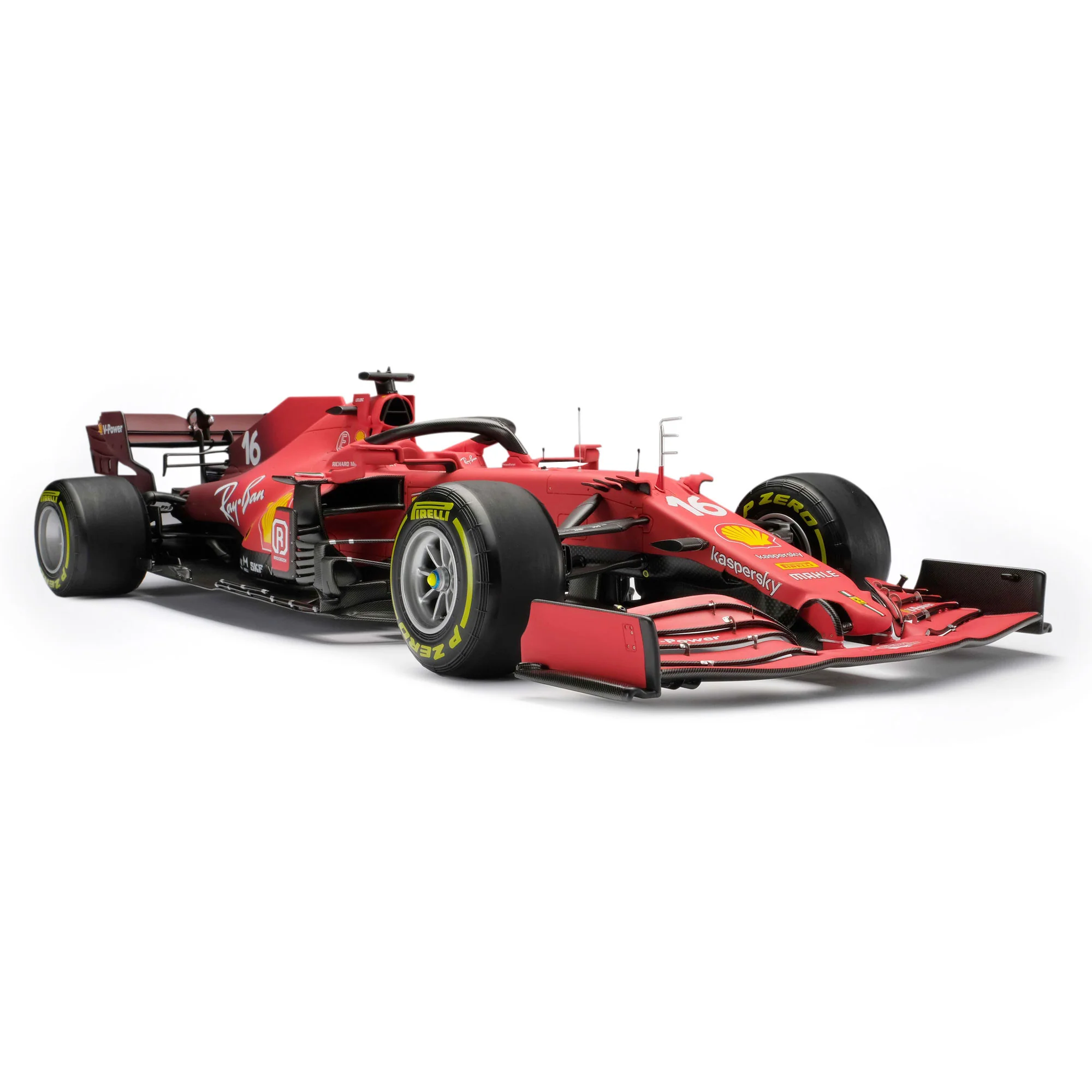 Charles Leclerc 2021 Ferrari SF21 1:8 Scale Model - Image 2