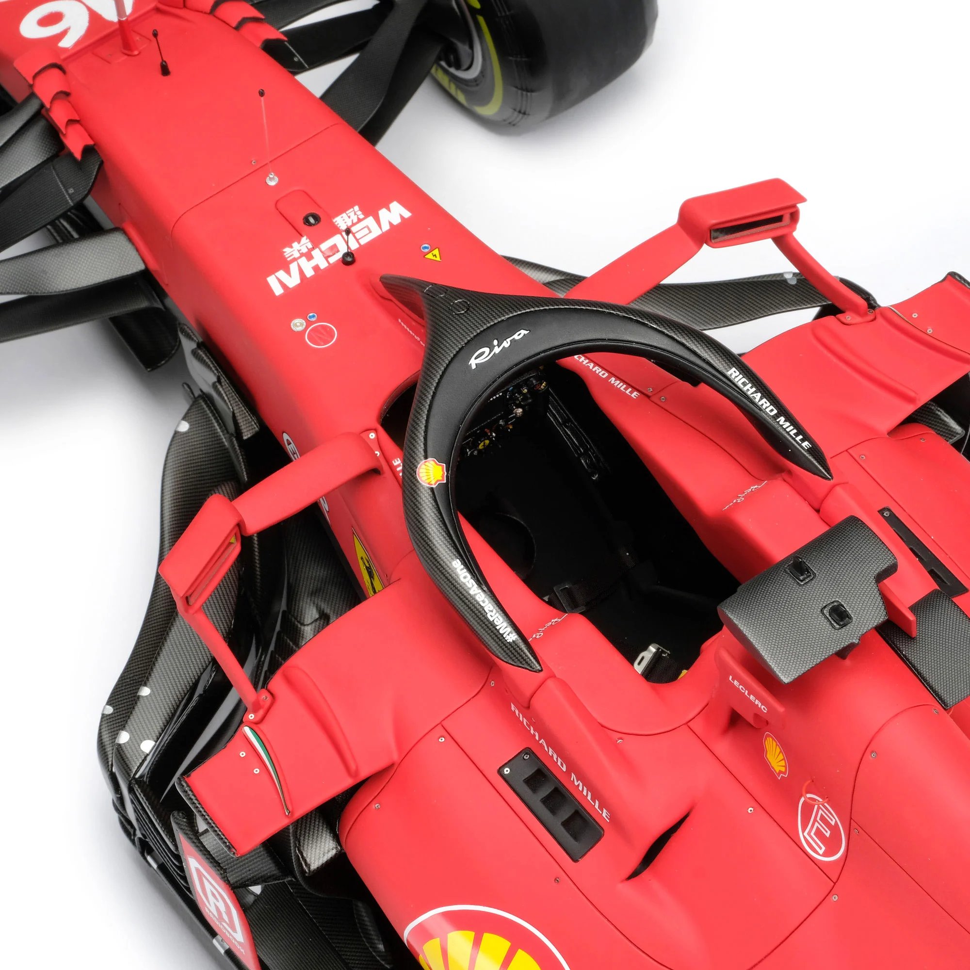 Charles Leclerc 2021 Ferrari SF21 1:8 Scale Model - Image 4
