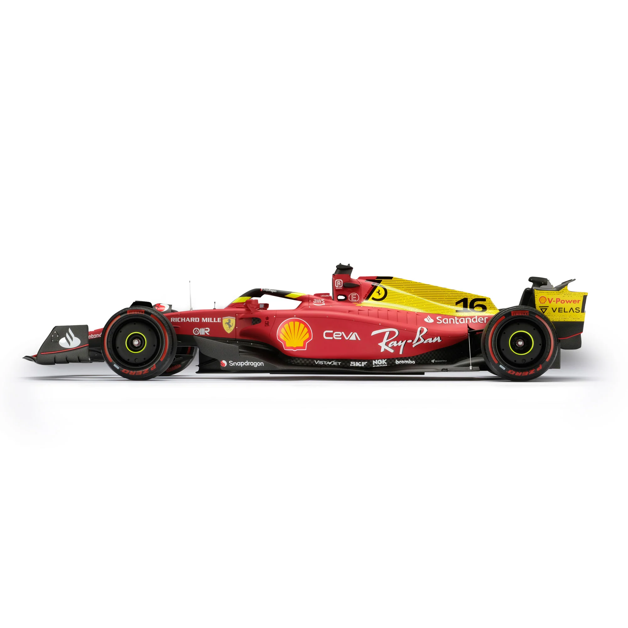 Charles Leclerc 2022 Ferrari F1-75 1:8 Scale Model – Italian GP - Image 4