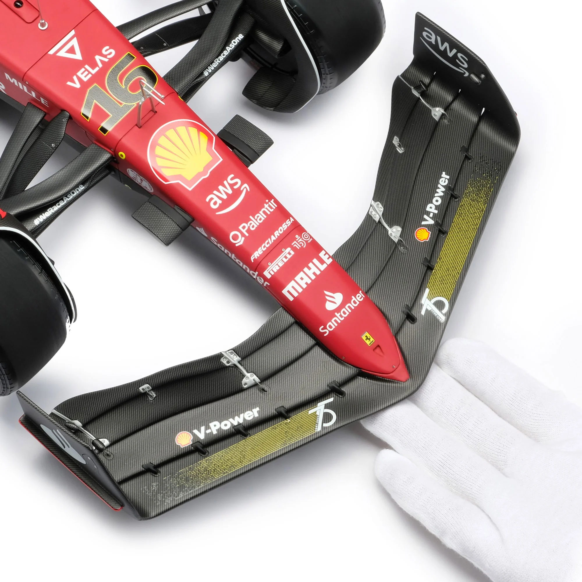 Charles Leclerc 2022 Ferrari F1-75 1:8 Scale Model – Italian GP - Image 5
