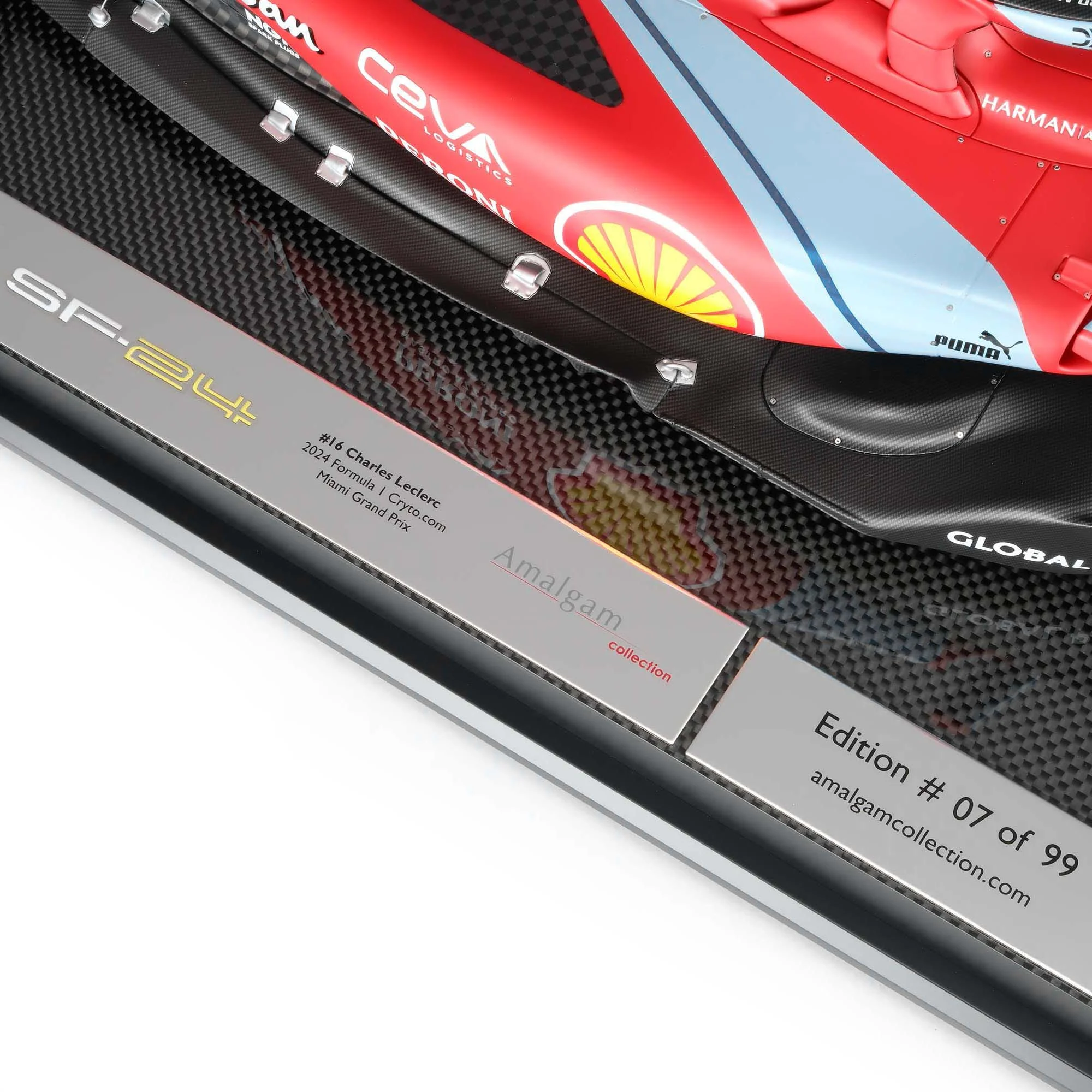 Charles Leclerc 2024 Ferrari SF-24 1:8 Scale Model- Miami GP - Image 12