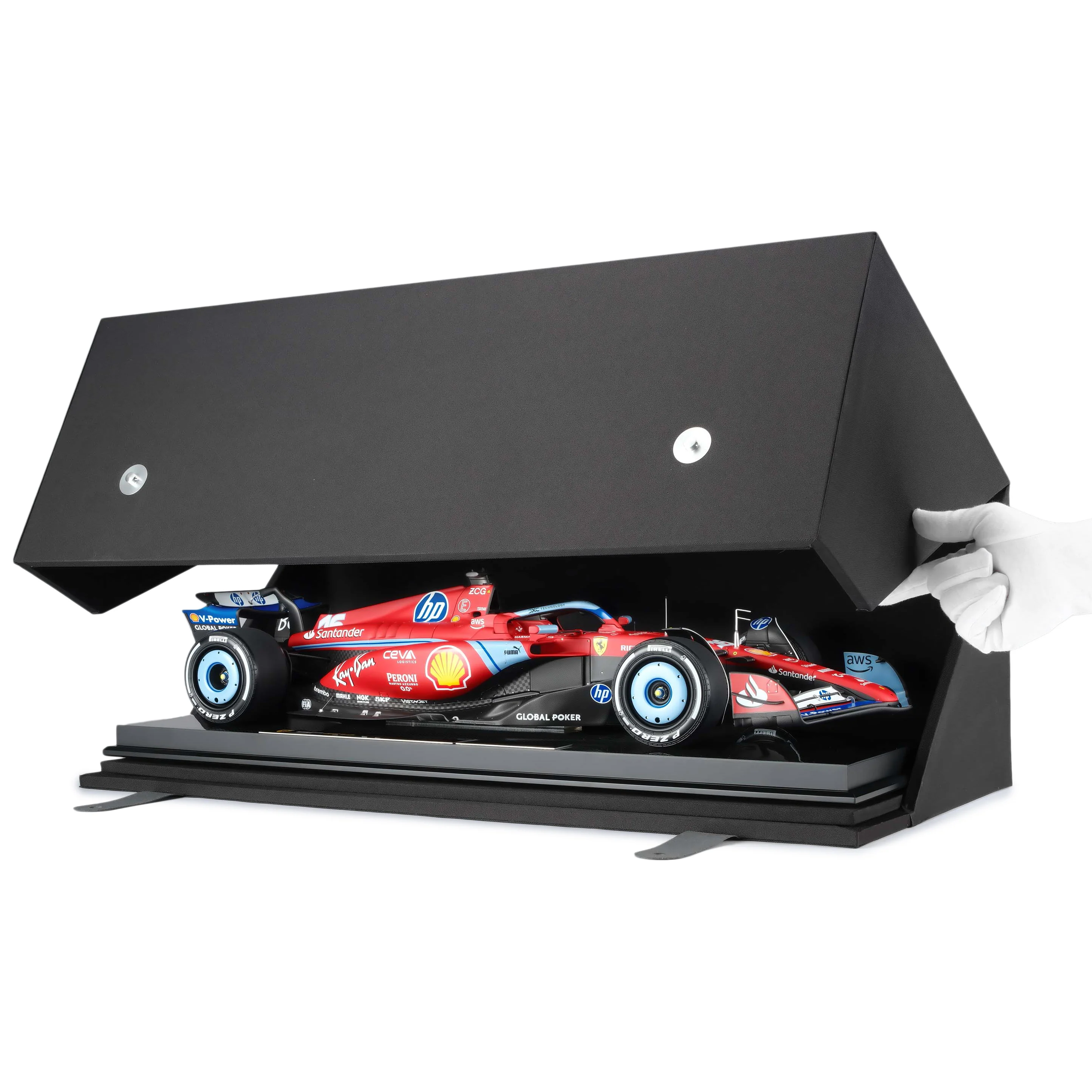 Charles Leclerc 2024 Ferrari SF-24 1:8 Scale Model- Miami GP - Image 13