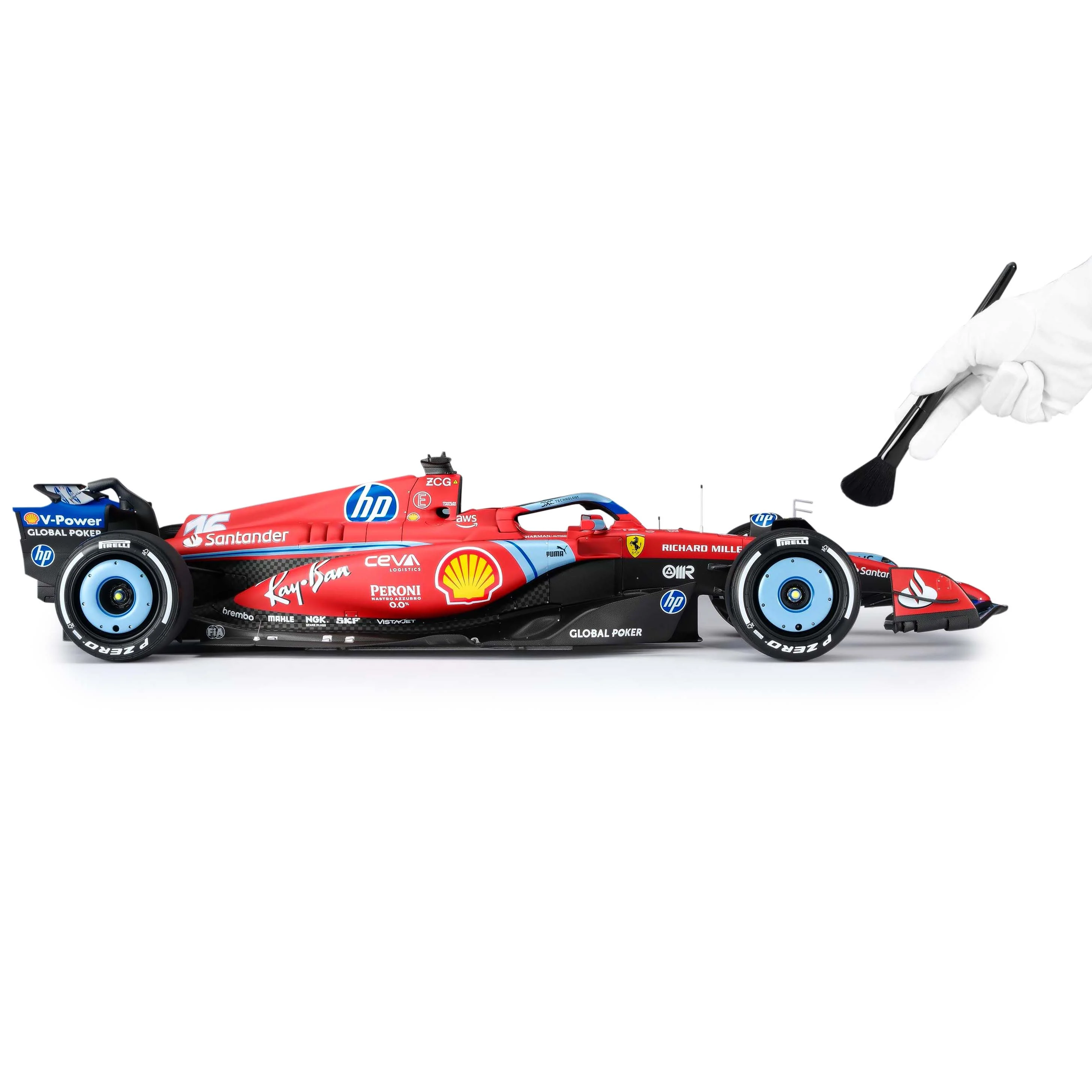 Charles Leclerc 2024 Ferrari SF-24 1:8 Scale Model- Miami GP - Image 3
