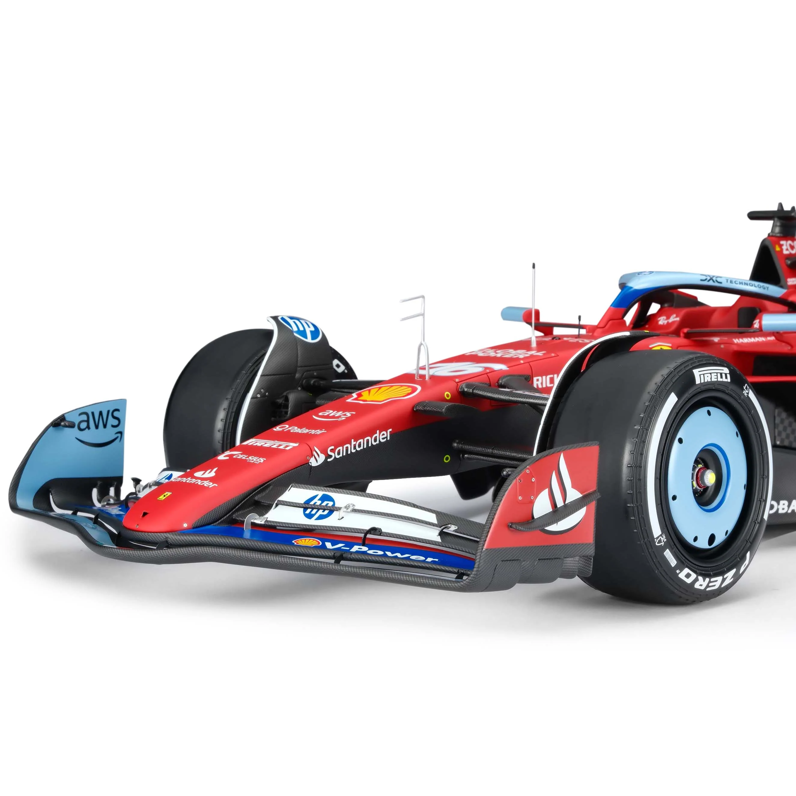 Charles Leclerc 2024 Ferrari SF-24 1:8 Scale Model- Miami GP - Image 7