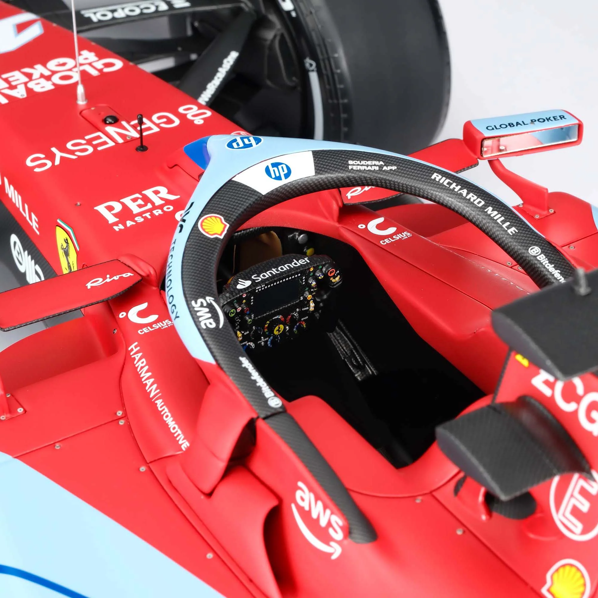 Charles Leclerc 2024 Ferrari SF-24 1:8 Scale Model- Miami GP - Image 8