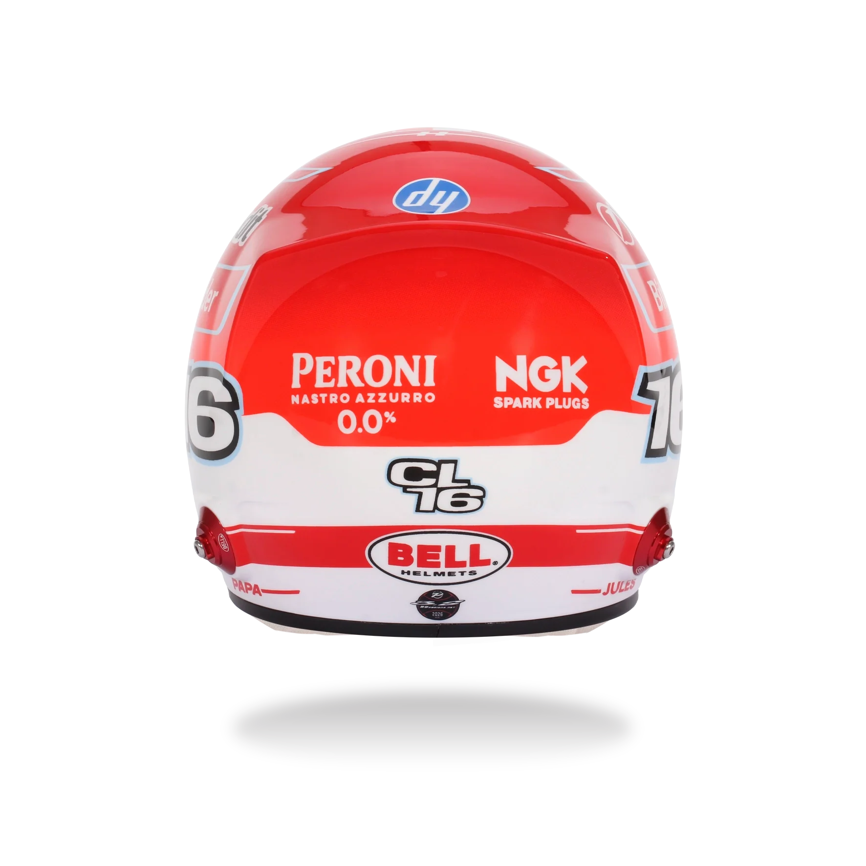 Charles Leclerc 2026 Season Ferrari 1:2 Scale Helmet - Image 6