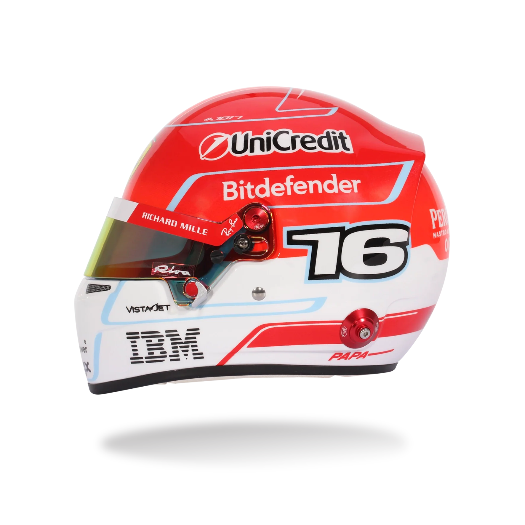 Charles Leclerc 2026 Season Ferrari 1:2 Scale Helmet - Image 8