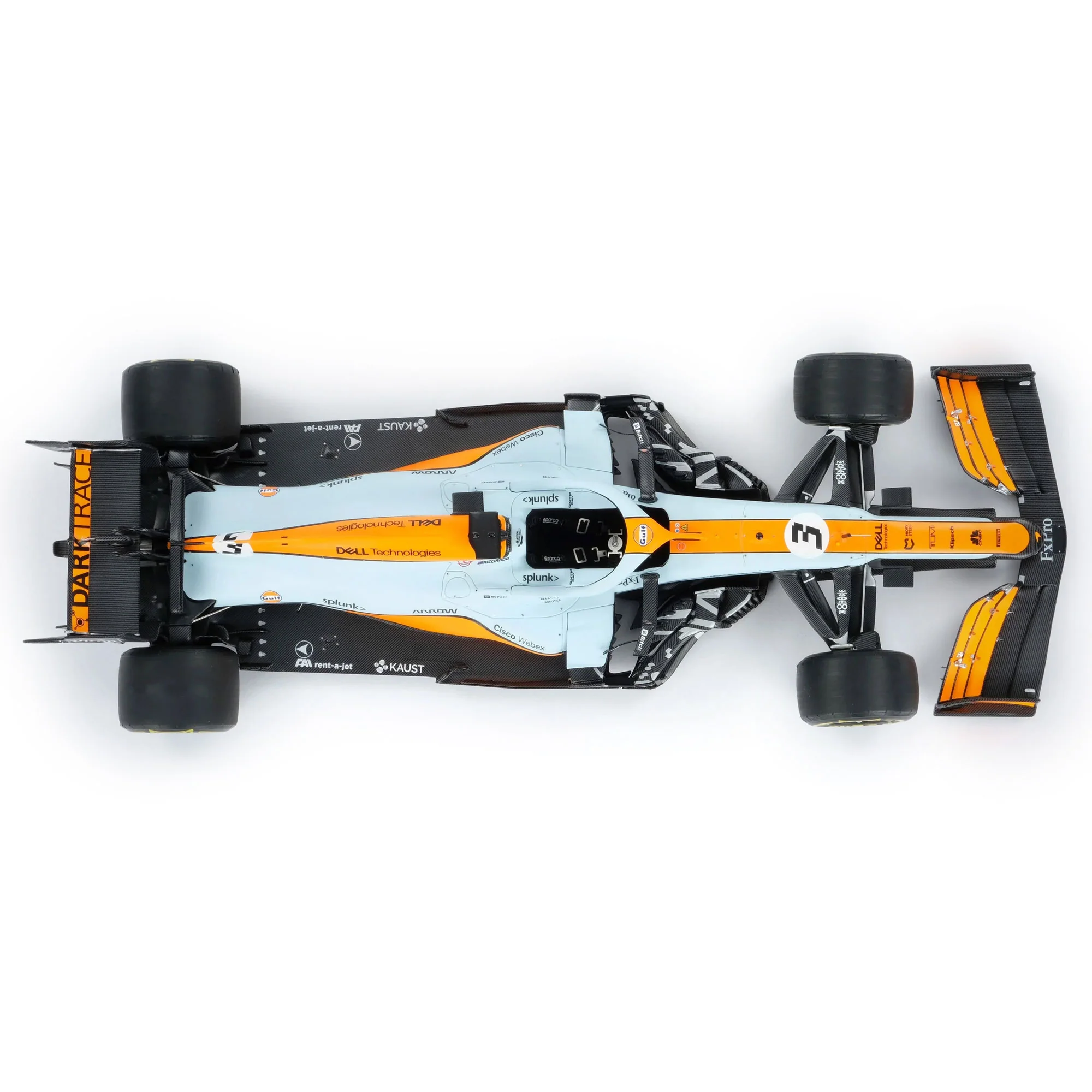 Daniel Ricciardo 2021 McLaren F1 Team MCL35M 1:18 Scale Model – Monte Carlo - Image 3
