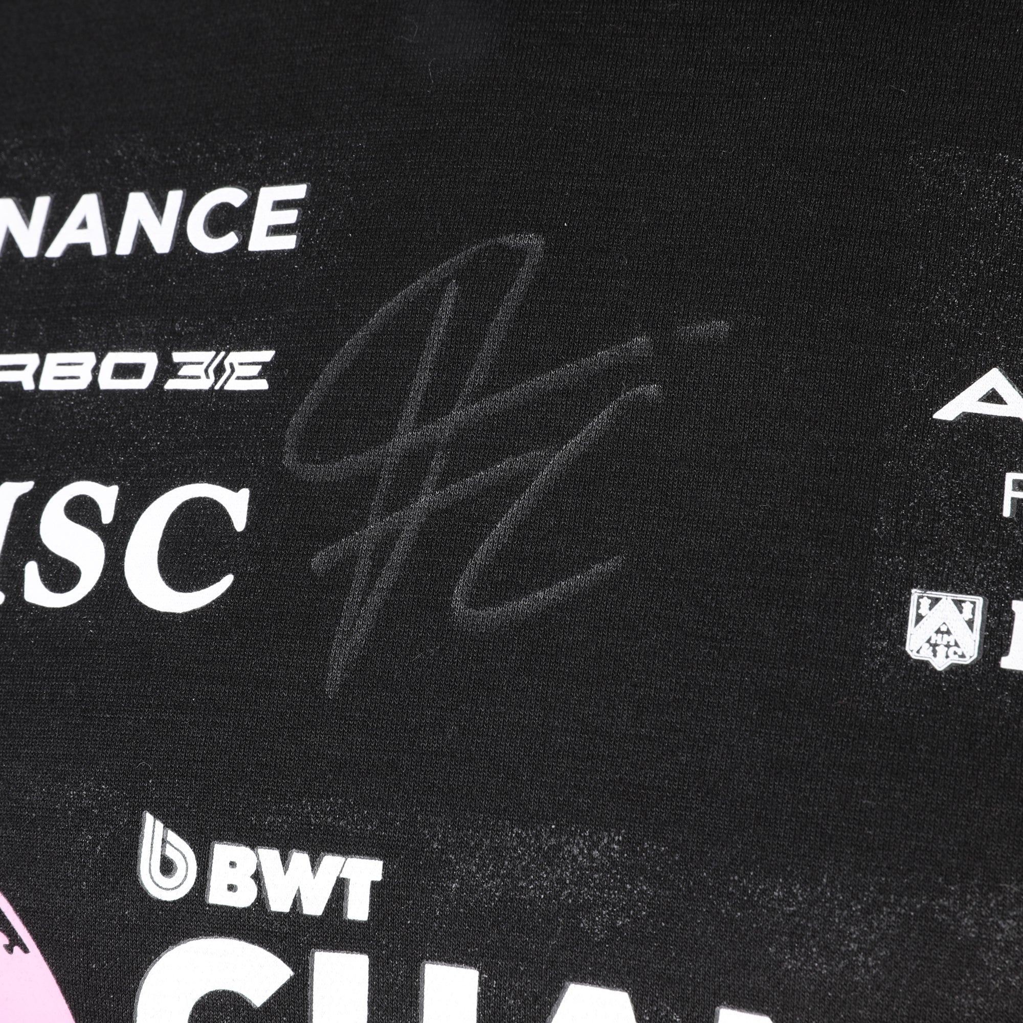 The SIlverstone Auction LOT 017 - Franco Colapinto Signed 2025 BWT Alpine Formula One™ Team Race-Used Nomex - Austrian GP - Image 4