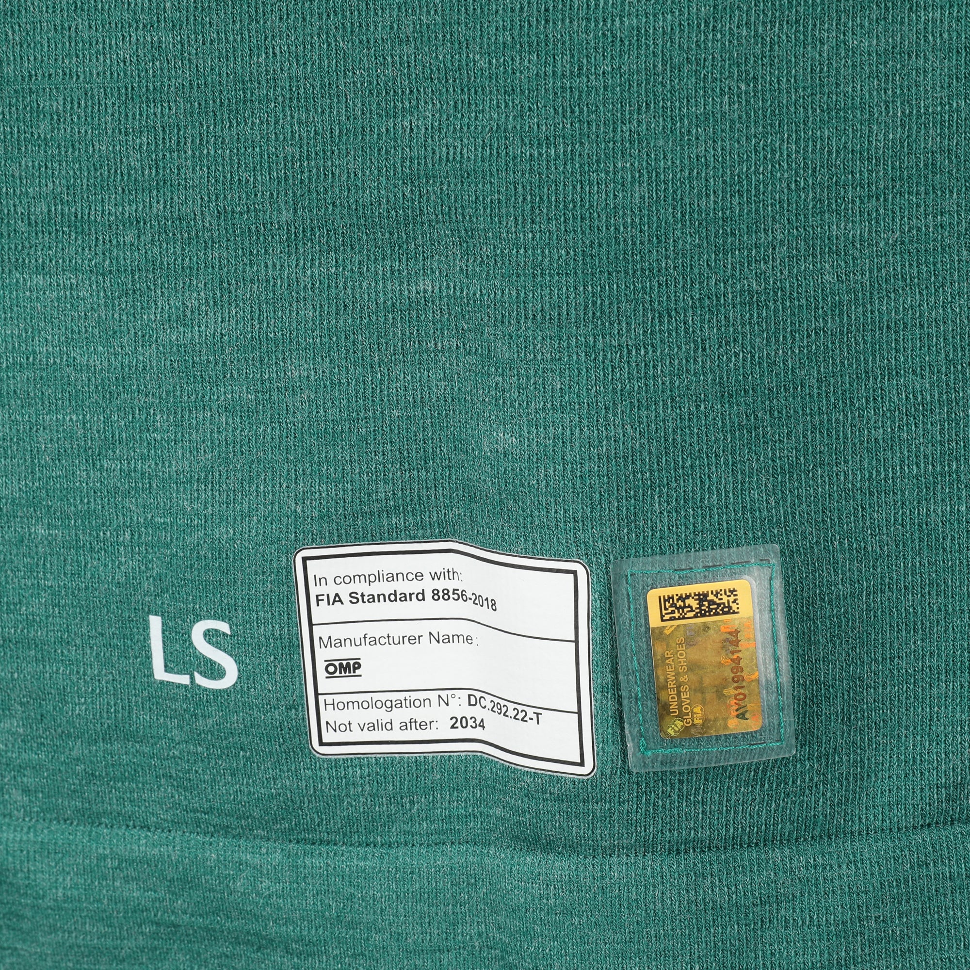 Lance Stroll Un-Signed Aston Martin Aramco F1 Team 2024 Un-Used Nomex - Green - Image 4