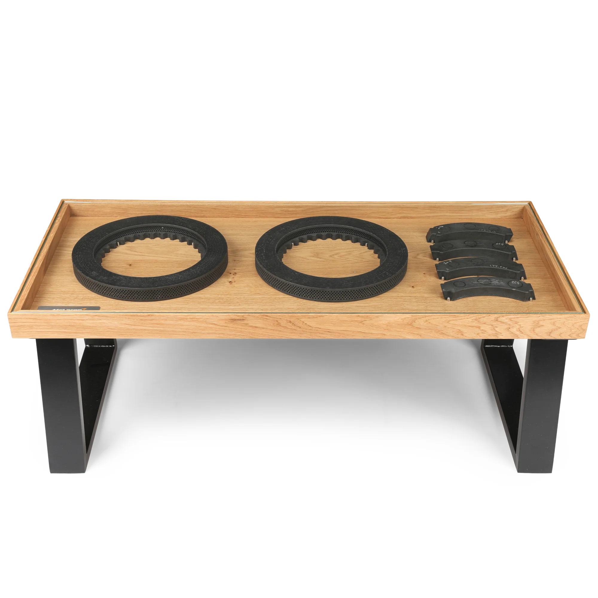 Lando Norris 2022 Race Used McLaren F1 Team Brake Disc & Pad Coffee Table - San Marino GP - Image 4