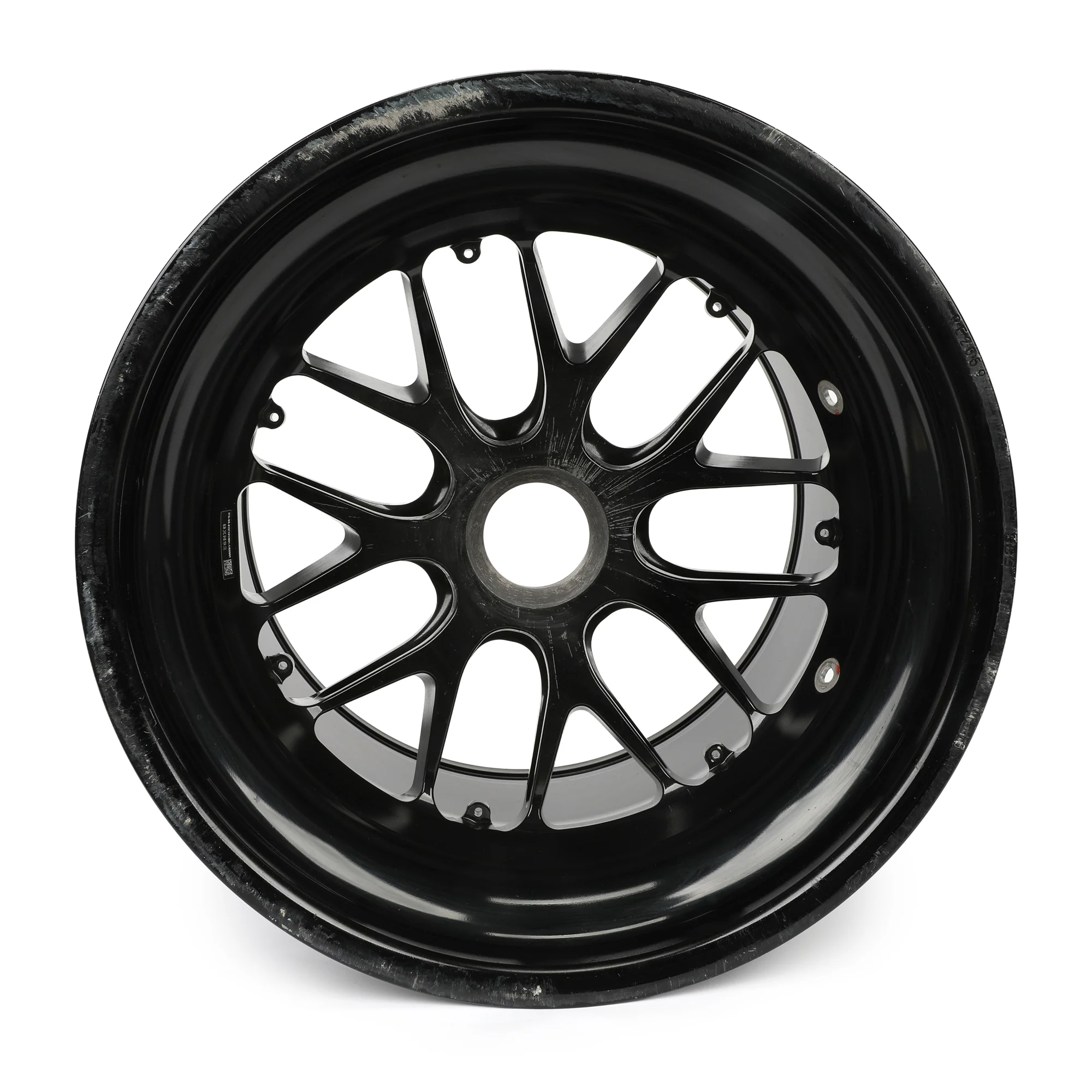 Lando Norris 2024 Grand Prix Used McLaren Formula 1 Team Rear Wheel Rim Table - Singapore GP - Image 3