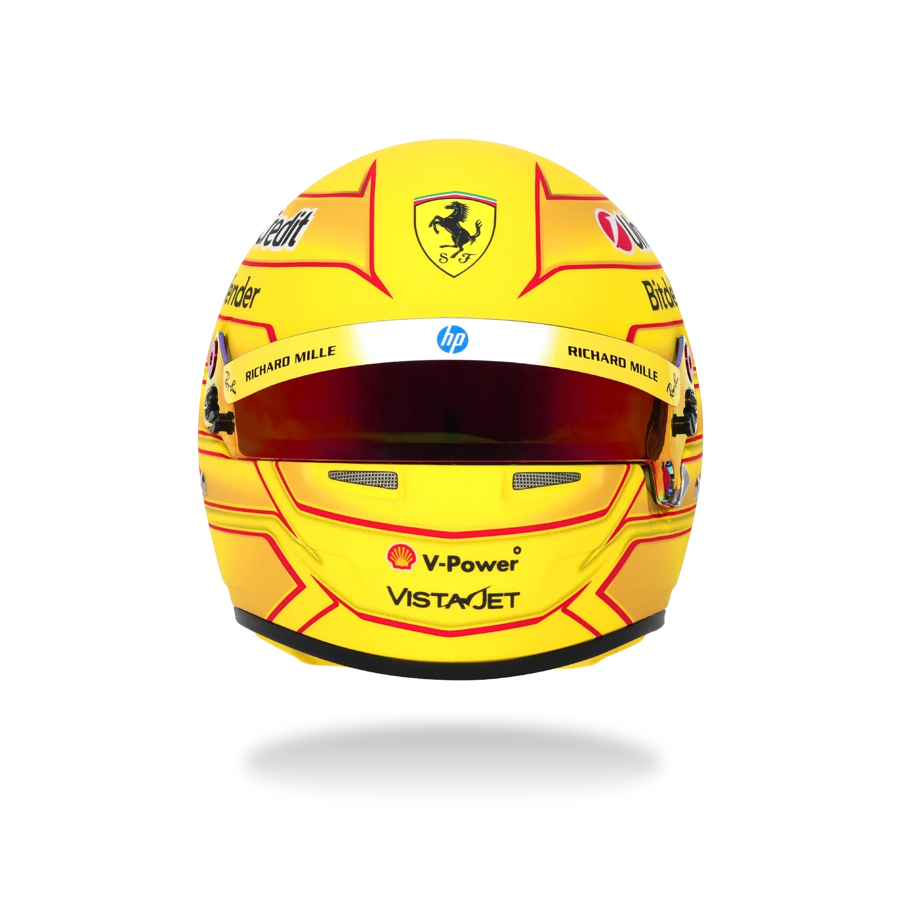 Lewis Hamilton 2026 Season Ferrari 1:2 Scale Helmet - Image 3