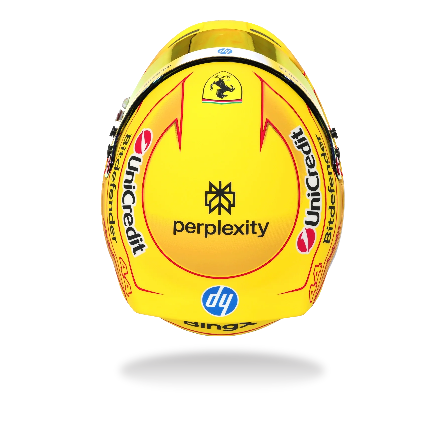 Lewis Hamilton 2026 Season Ferrari 1:2 Scale Helmet - Image 5