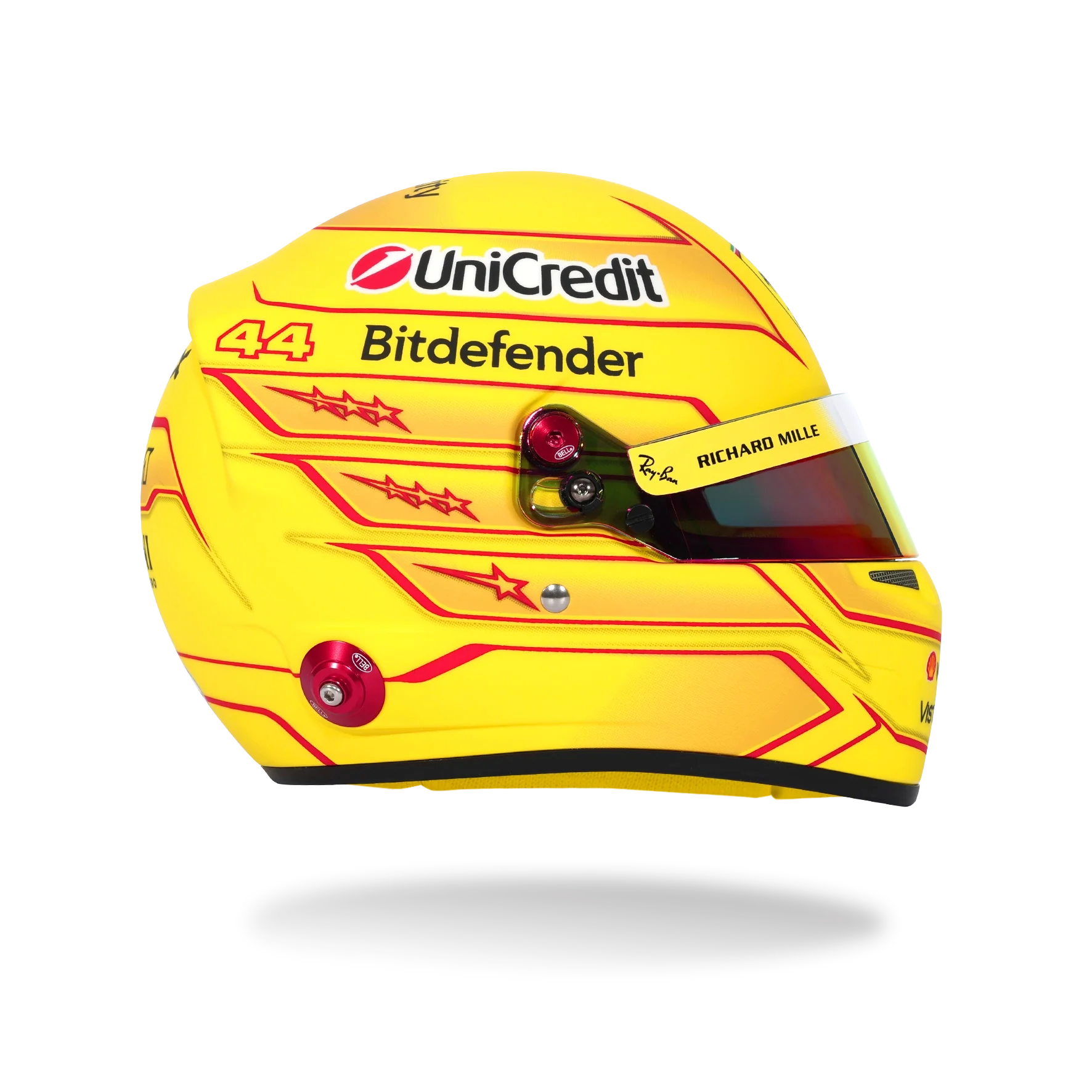 Lewis Hamilton 2026 Season Ferrari 1:2 Scale Helmet - Image 7