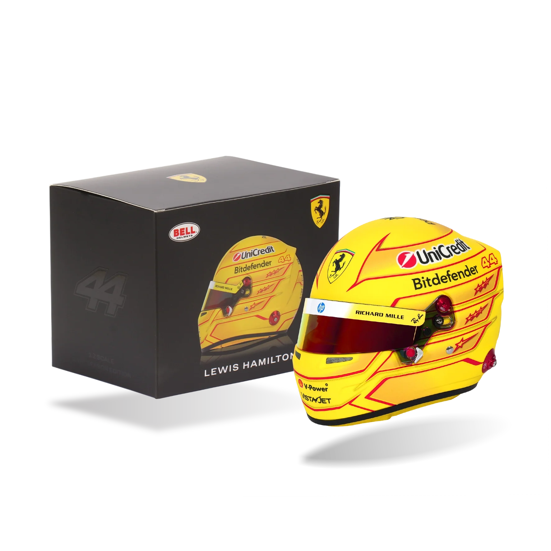 Lewis Hamilton 2026 Season Ferrari 1:2 Scale Helmet - Image 9