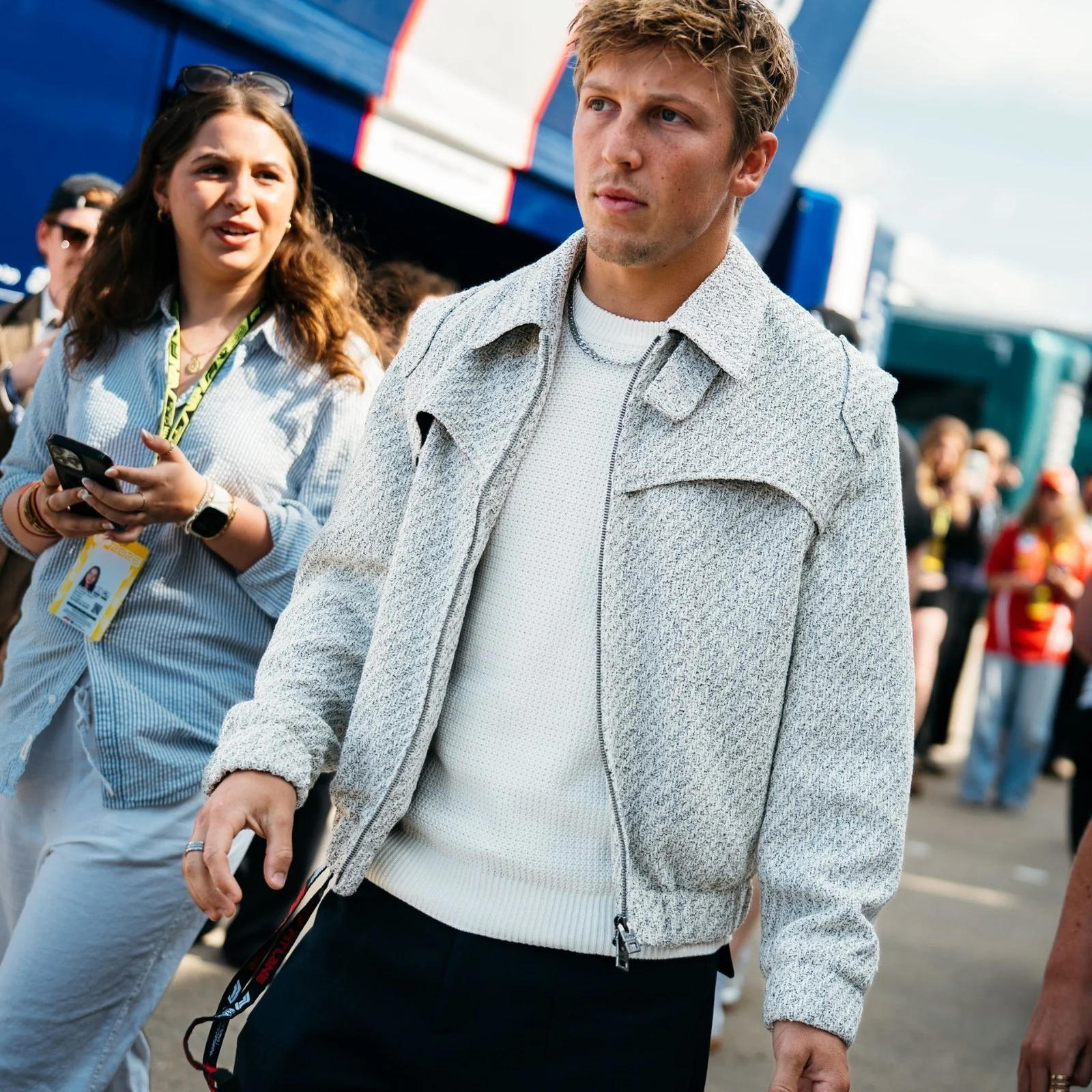 The Silverstone Auction LOT 023 - Liam Lawson Custom HUGO x VCARB Outfit by Oliver Kearney – Silverstone GP - Image 4