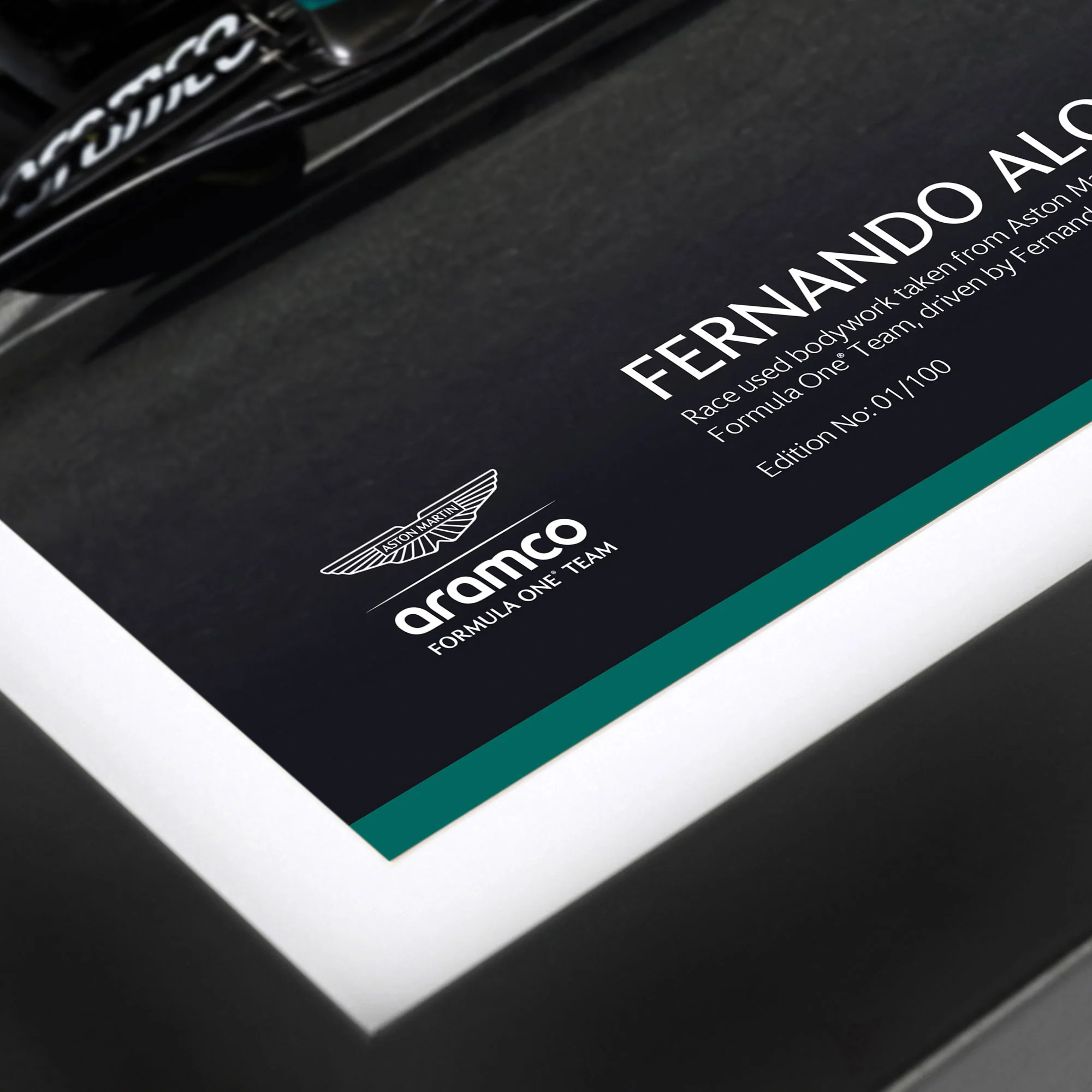 Limited-Edition Fernando Alonso Aston Martin Aramco F1 ® Team 2024 Bodywork & Photo – Saudi Arabia GP - Image 4