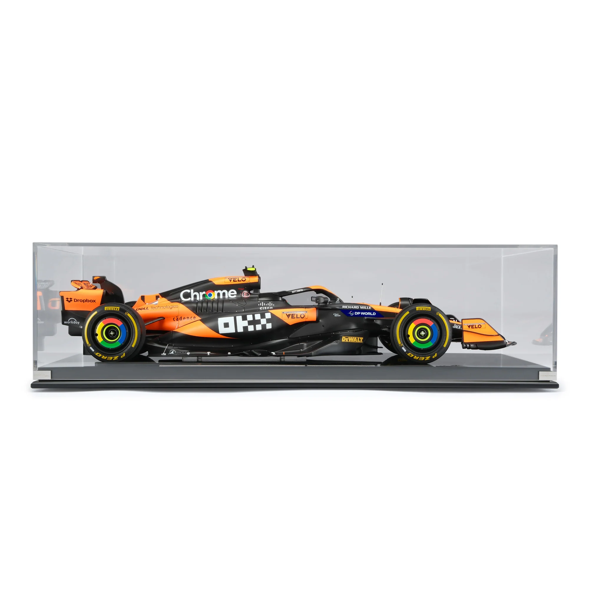 Limited Edition Lando Norris 2024 McLaren MCL38 1:8 Scale Model – Miami GP - Image 4