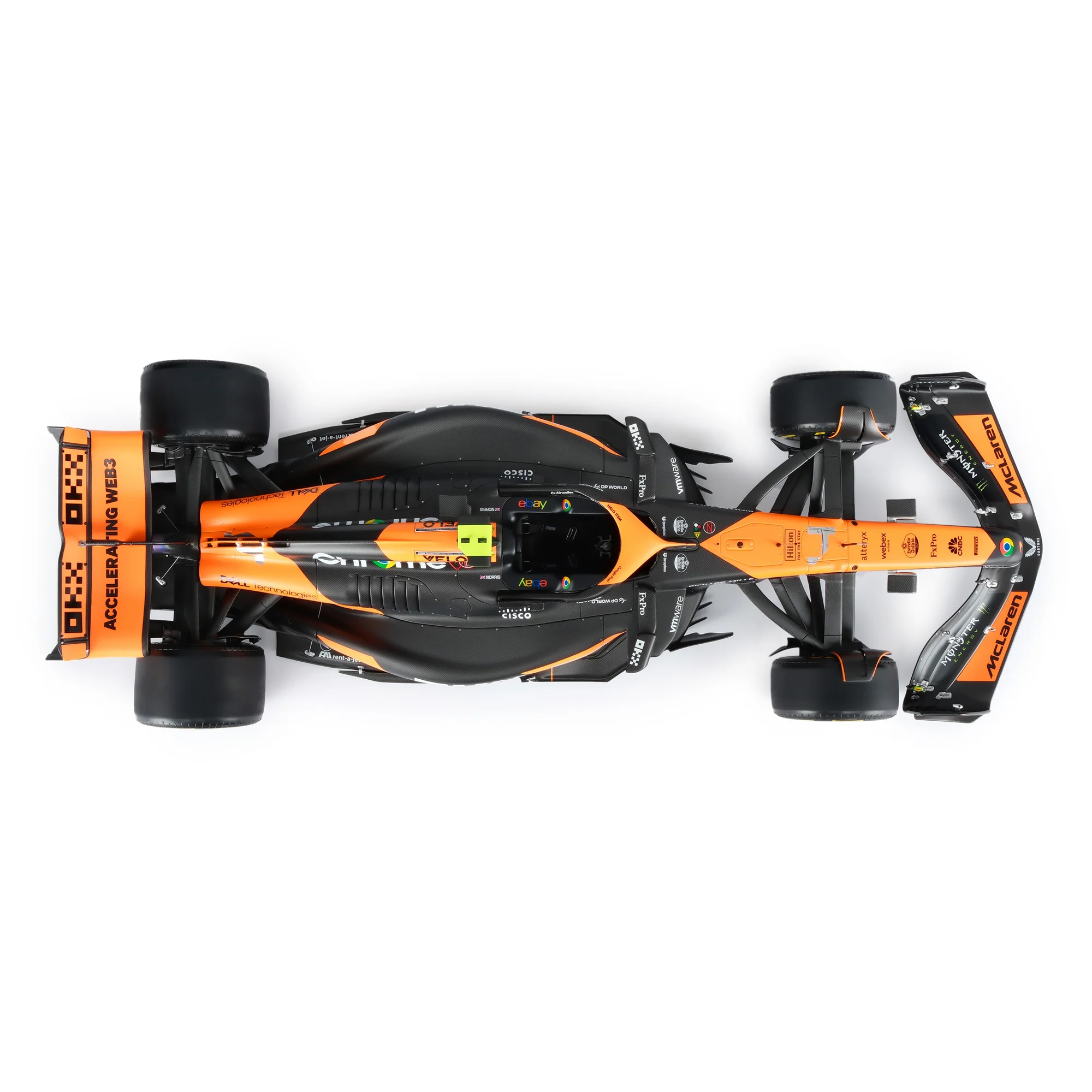 Limited Edition Lando Norris 2024 McLaren MCL38 1:8 Scale Model – Miami GP - Image 7