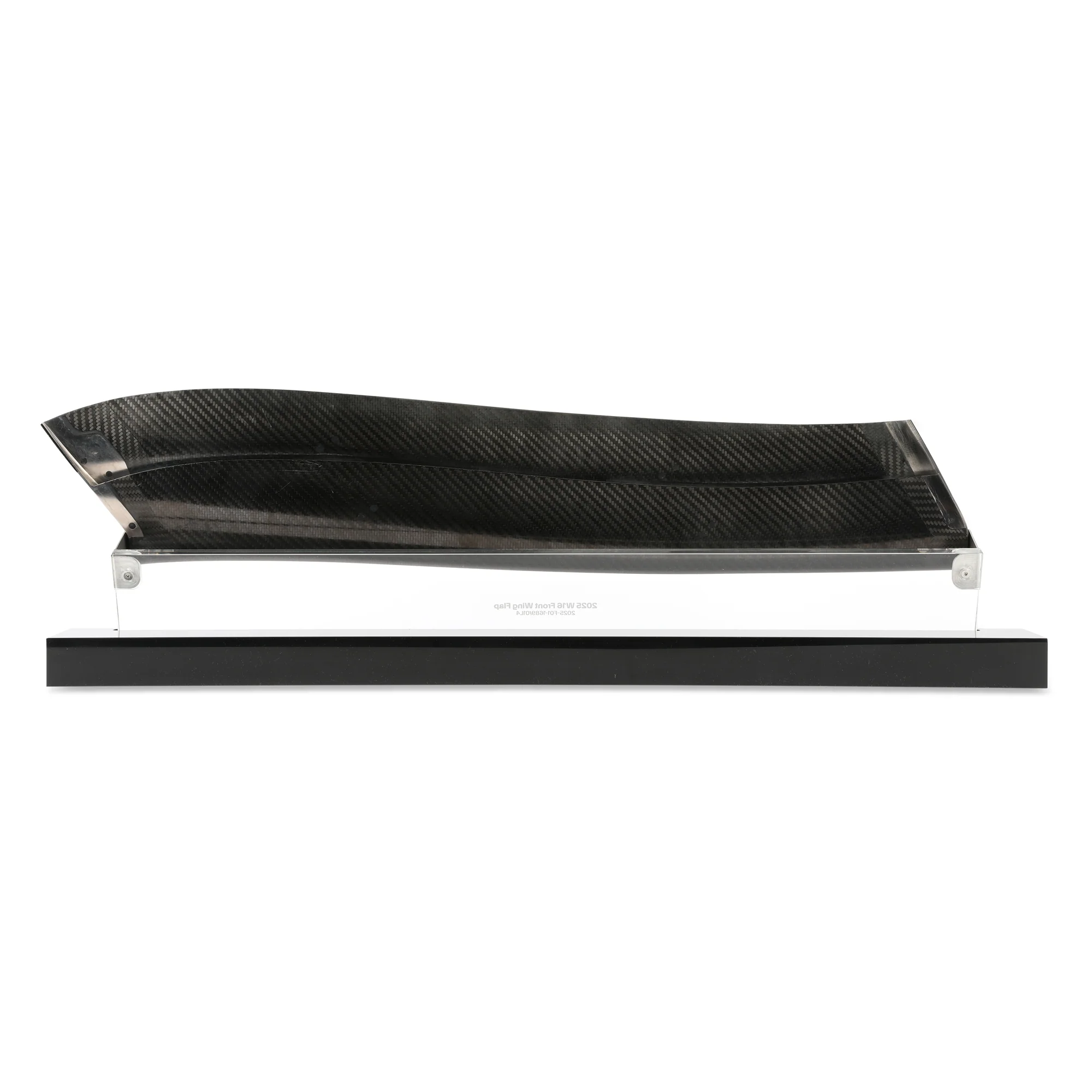 Mercedes 2025 Left Front Wing Flap on Display Stand - Image 3
