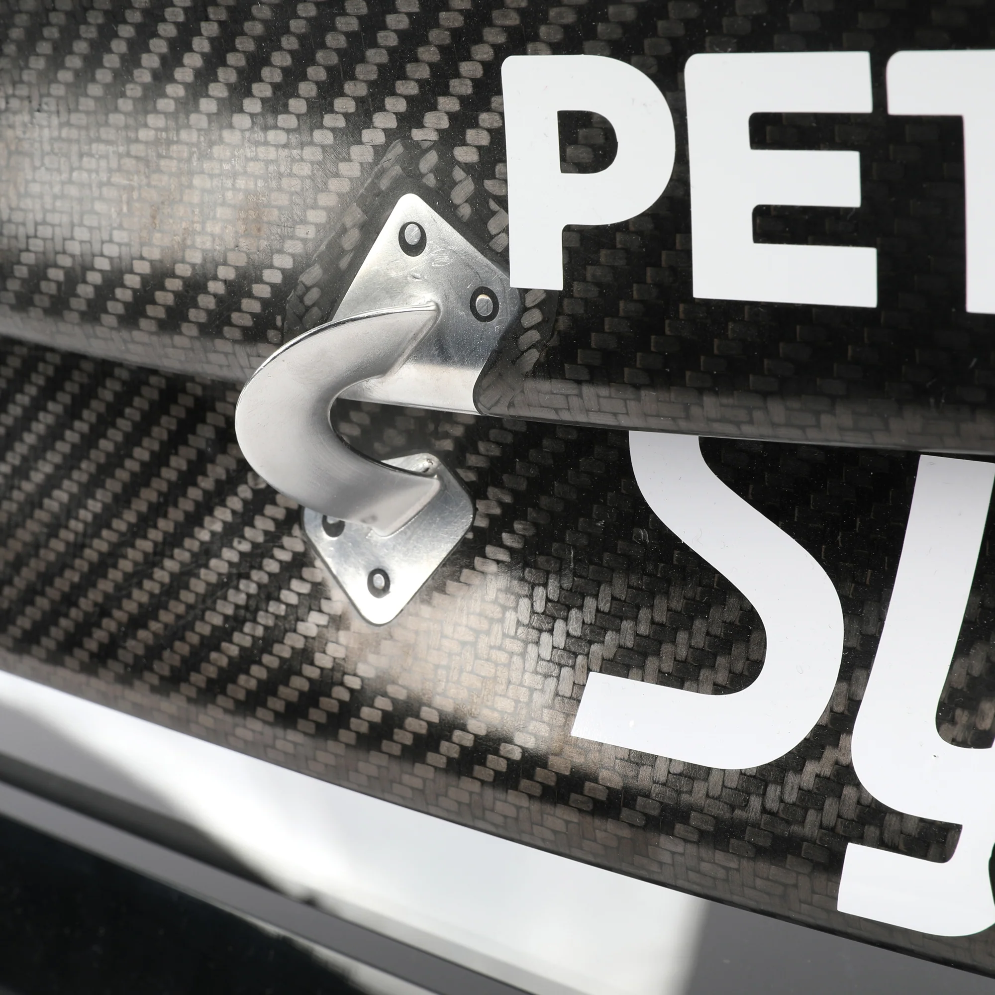 Mercedes 2025 Left Front Wing Flap on Display Stand - Image 6