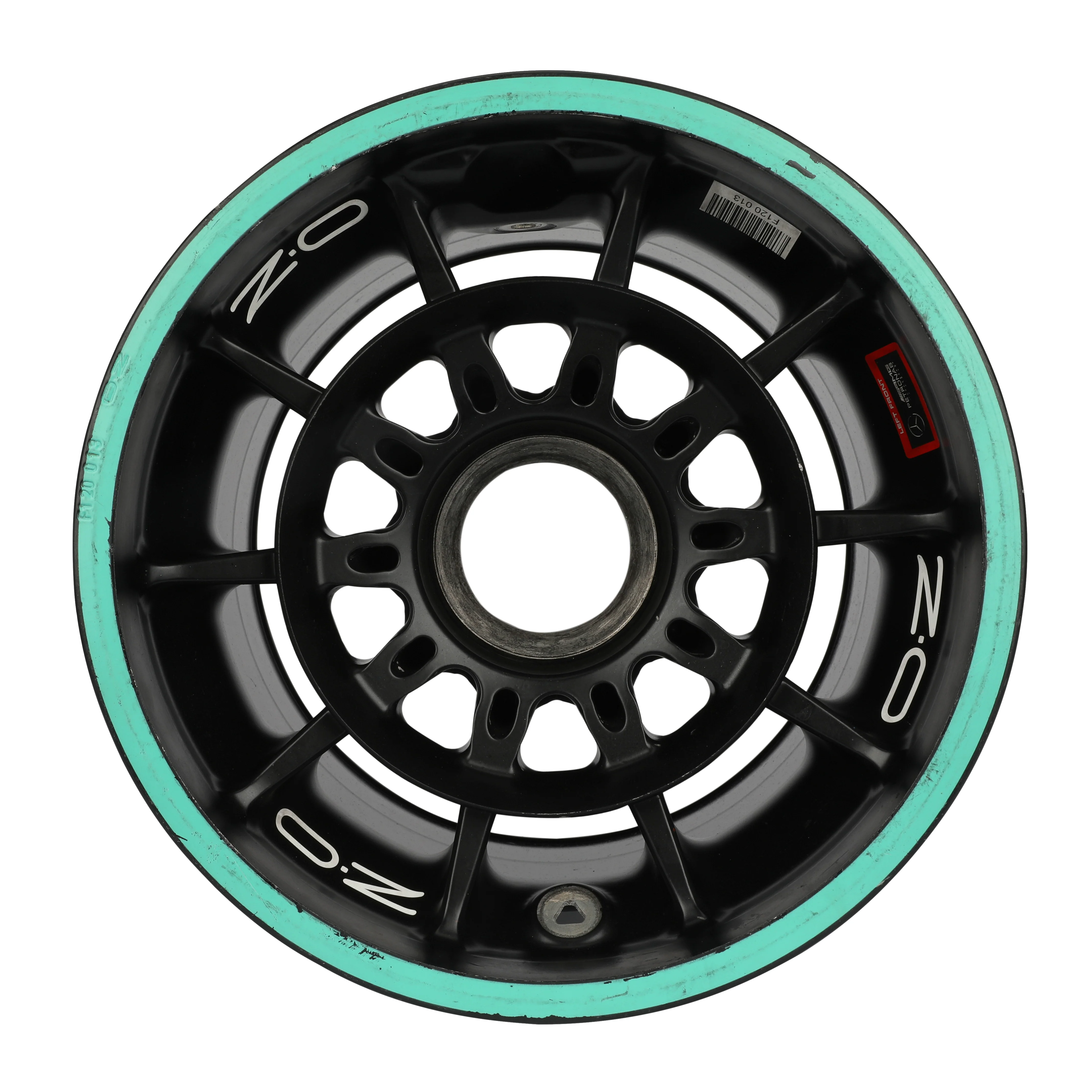 Mercedes-AMG PETRONAS F1 Team 2020 Season Used Front Wheel Rim Table - Image 6