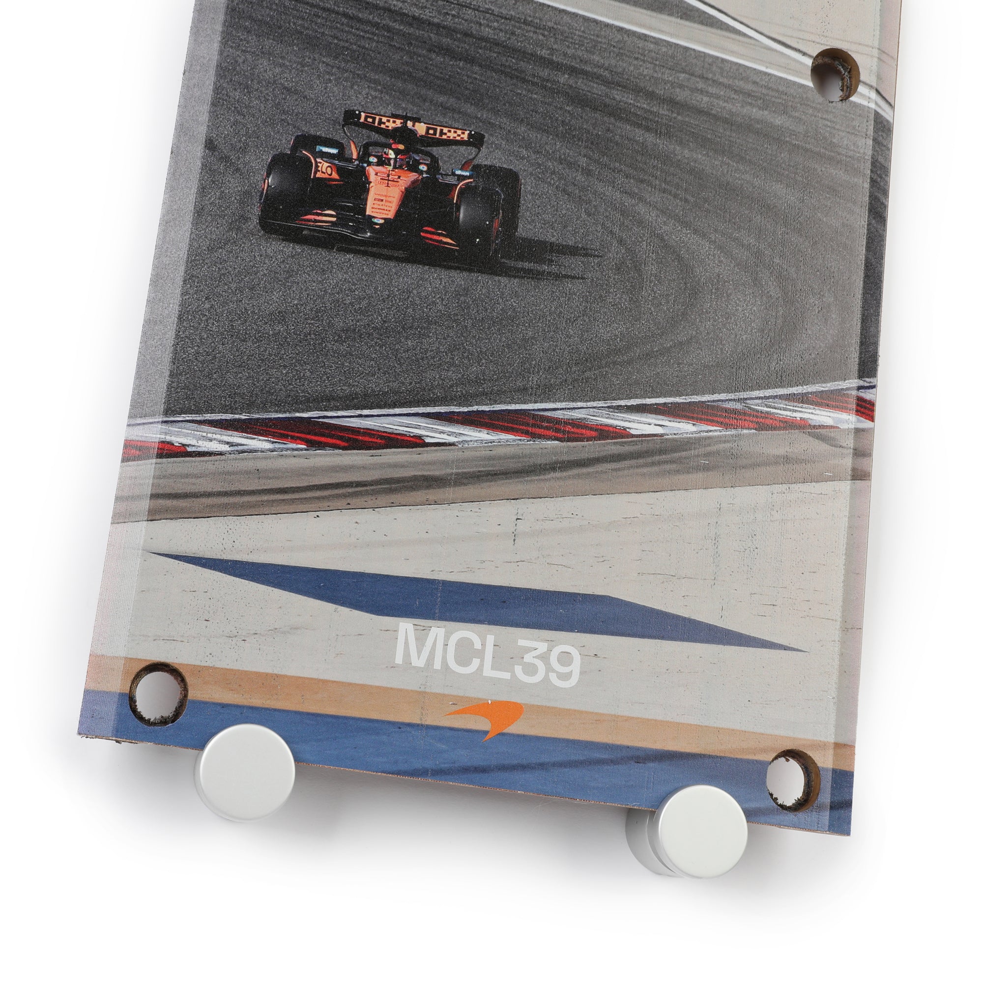 Oscar Piastri 2025 McLaren F1 Team Grand Prix Used Front Skid Plank Wall Art - Bahrain GP - Image 4