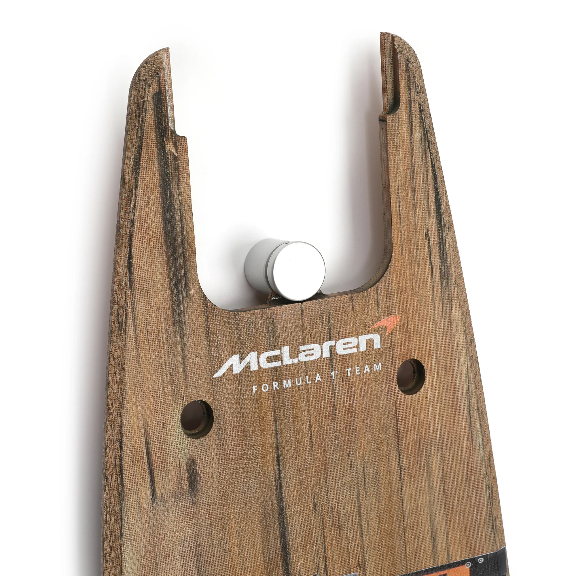 Oscar Piastri 2025 McLaren F1 Team Grand Prix Used Front Skid Plank Wall Art - Brazilian GP - Image 2