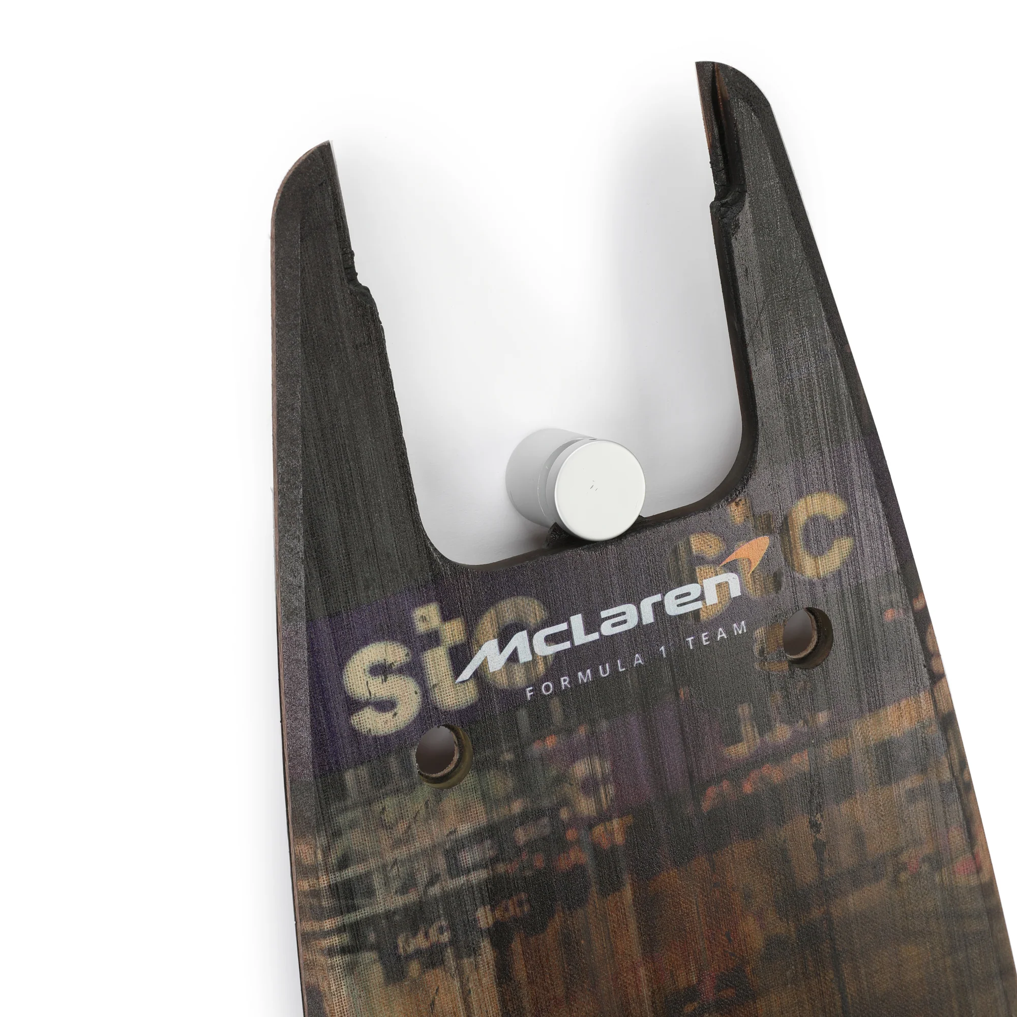 Oscar Piastri 2025 McLaren F1 Team Grand Prix Used Front Skid Plank Wall Art - Saudi Arabian GP - Image 3