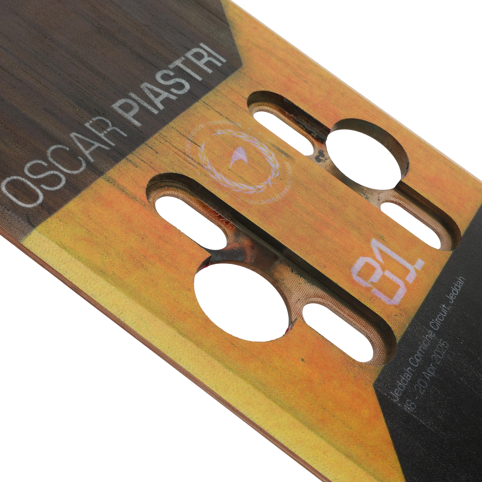 Oscar Piastri 2025 McLaren F1 Team Grand Prix Used Front Skid Plank Wall Art - Saudi Arabian GP - Image 4