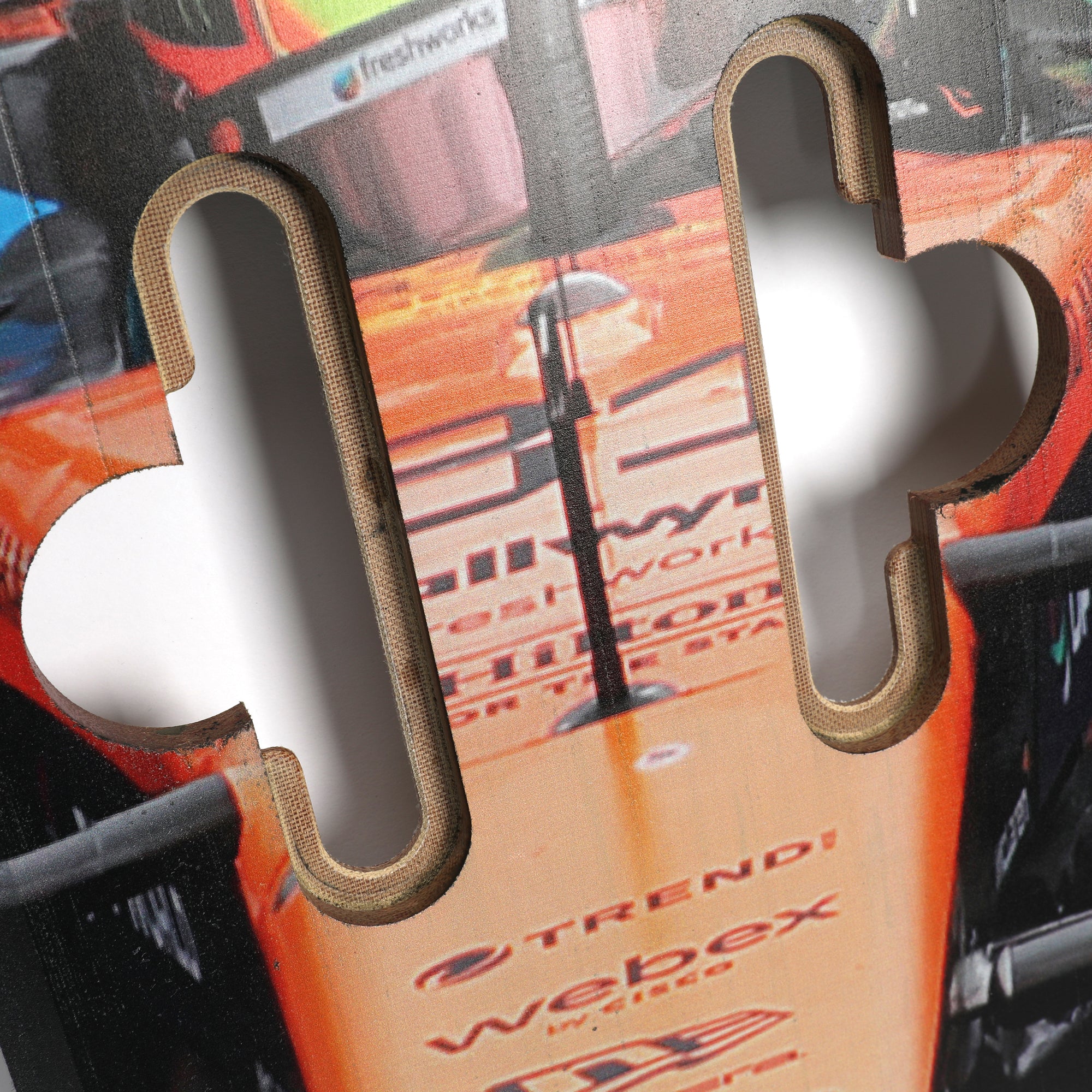 Oscar Piastri 2025 McLaren F1 Team Race Used Front Skid Plank Wall Art - Brazilian GP - Image 4