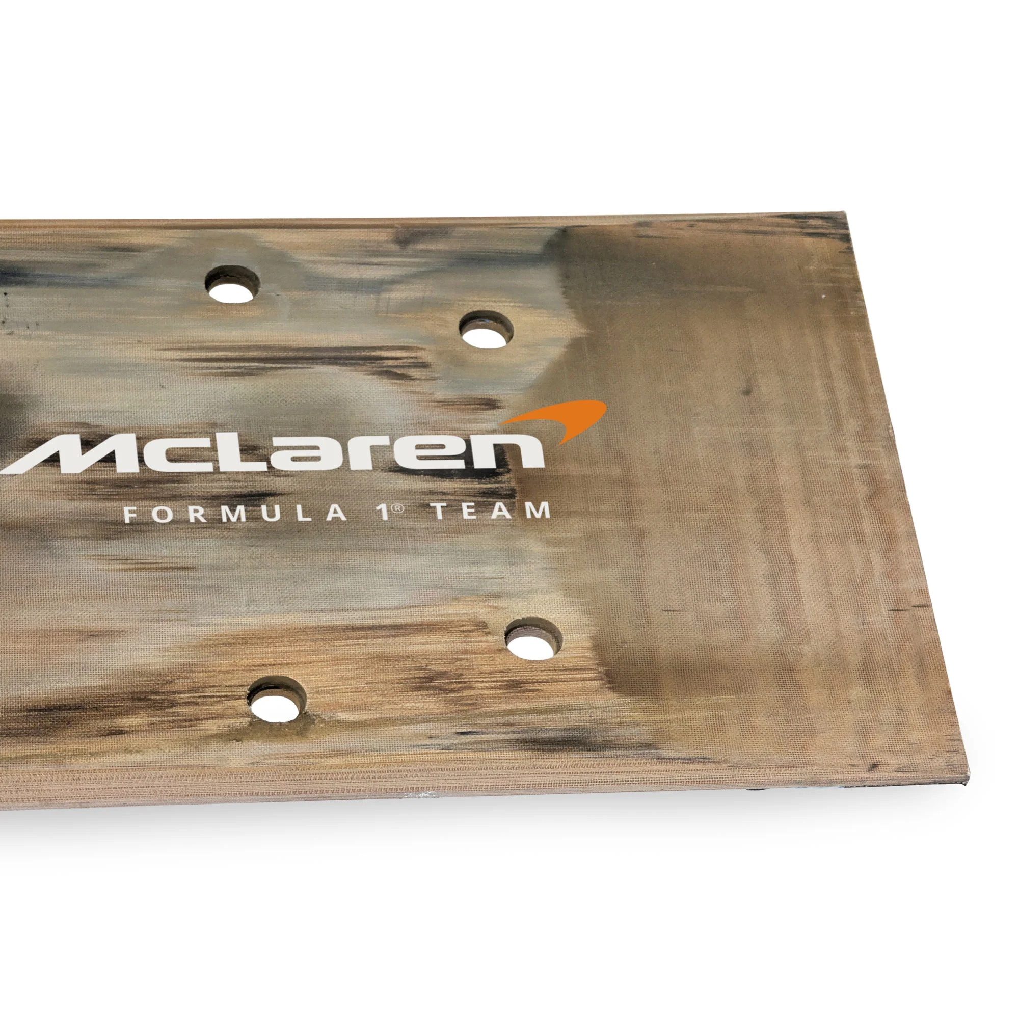 Oscar Piastri 2025 McLaren F1 Team Race Used Rear Skid Plank Wall Art - Australian GP - Image 6