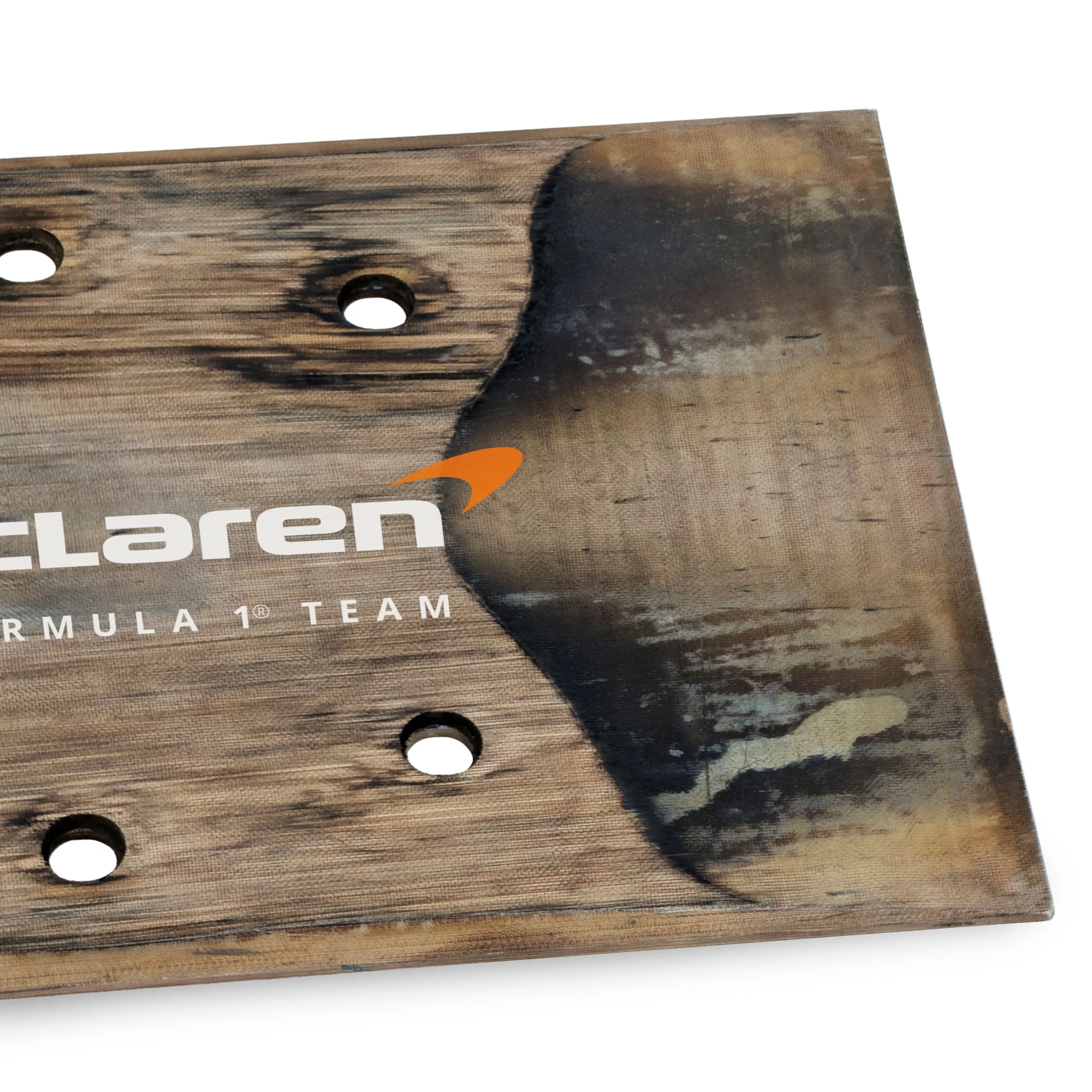 Oscar Piastri 2025 McLaren F1 Team Race Used Rear Skid Plank Wall Art - Japanese GP - Image 5
