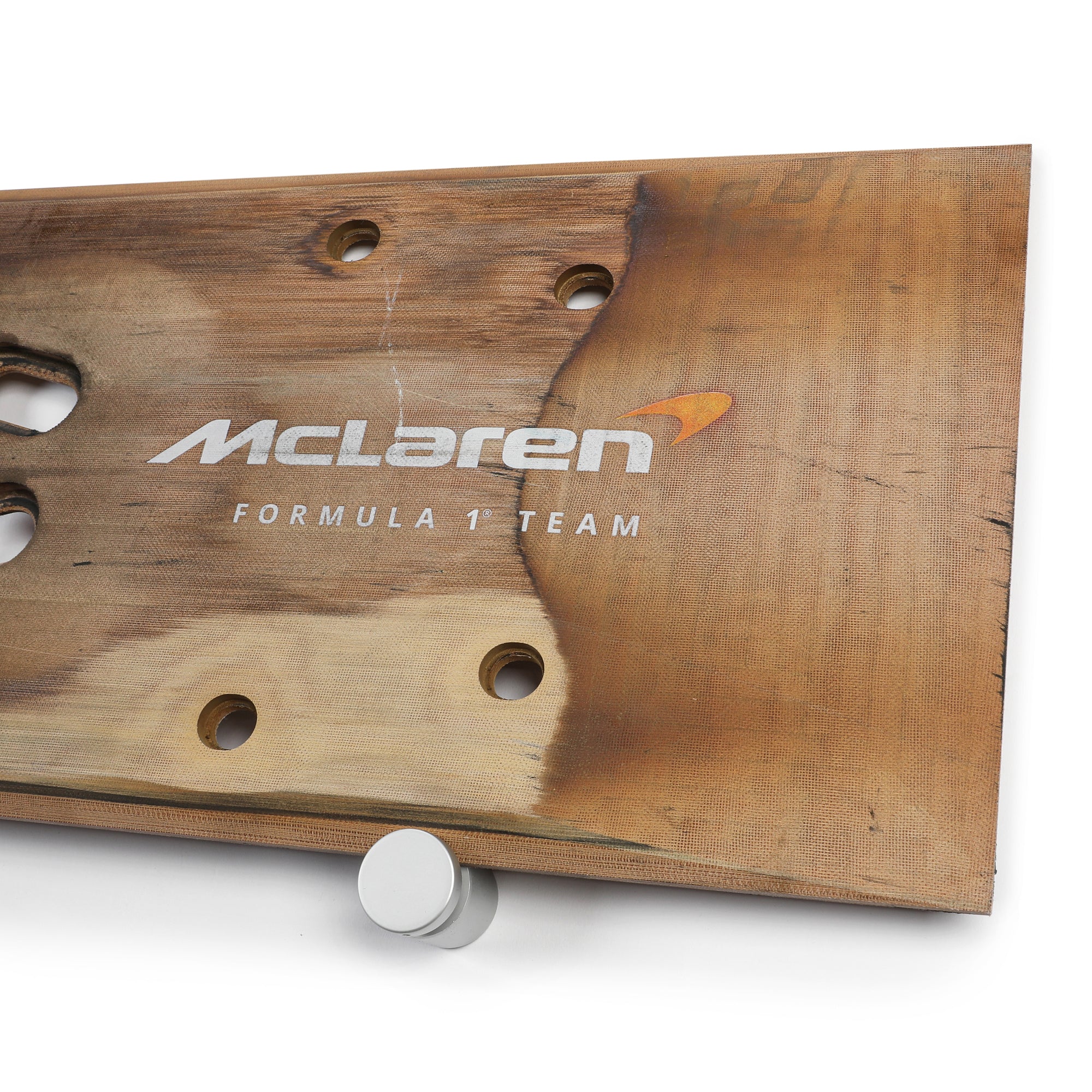 Oscar Piastri 2025 McLaren Race F1 Team Grand Prix Used Rear Skid Plank Wall Art - Saudi Arabian GP - Image 4