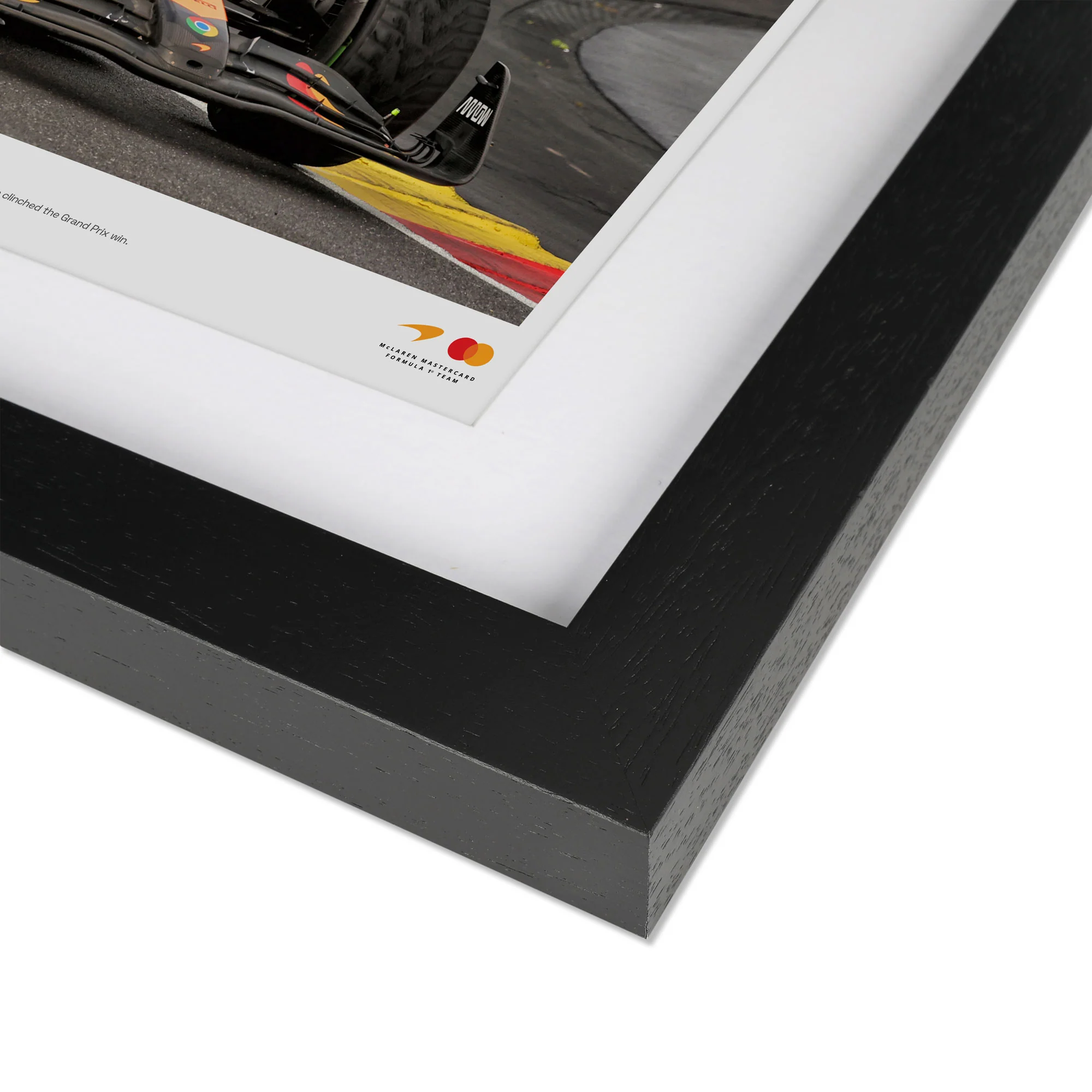 Oscar Piastri Signed 2025 McLaren F1 Team Photo - Belgian GP - Image 3