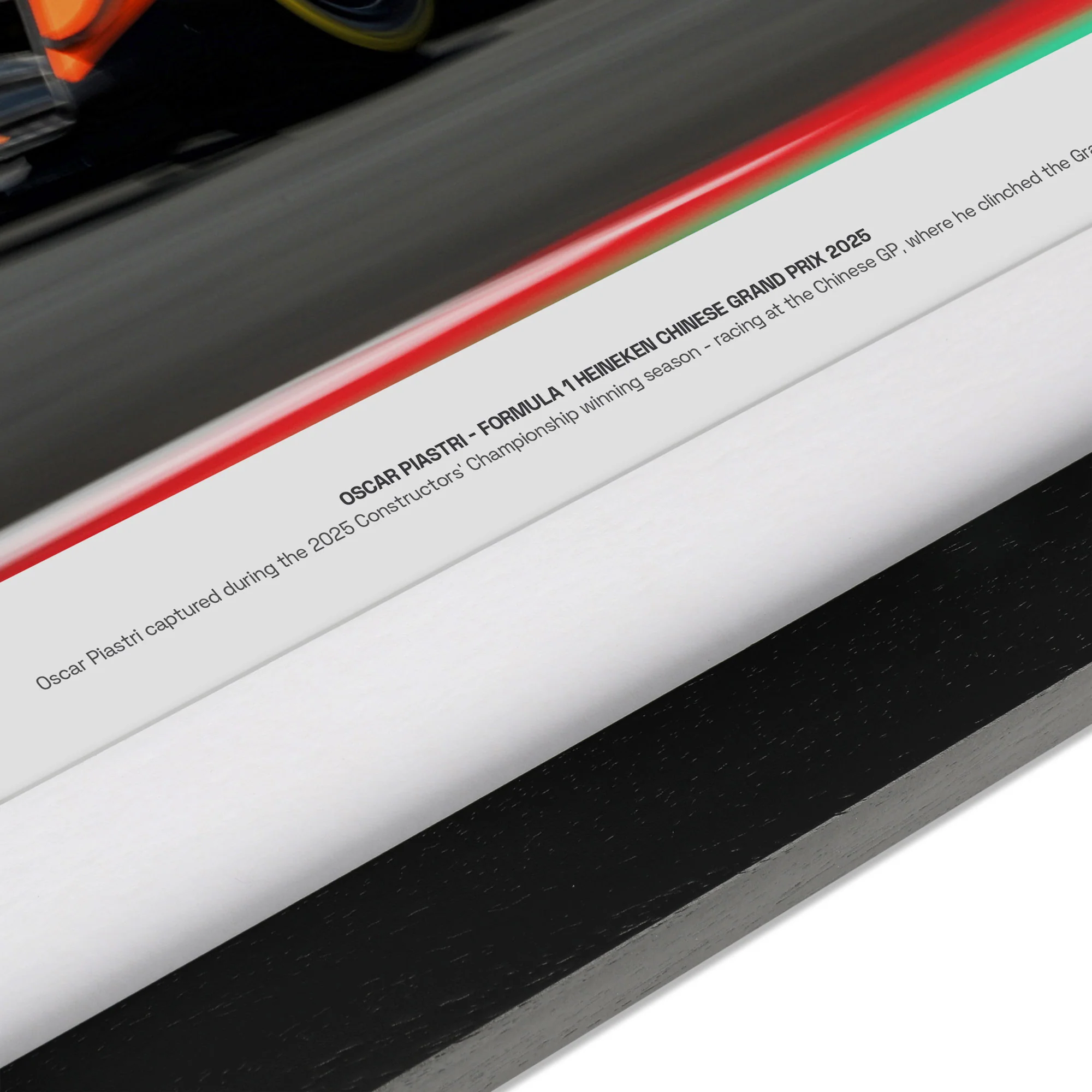 Oscar Piastri Signed 2025 McLaren F1 Team Photo - Chinese GP - Image 2