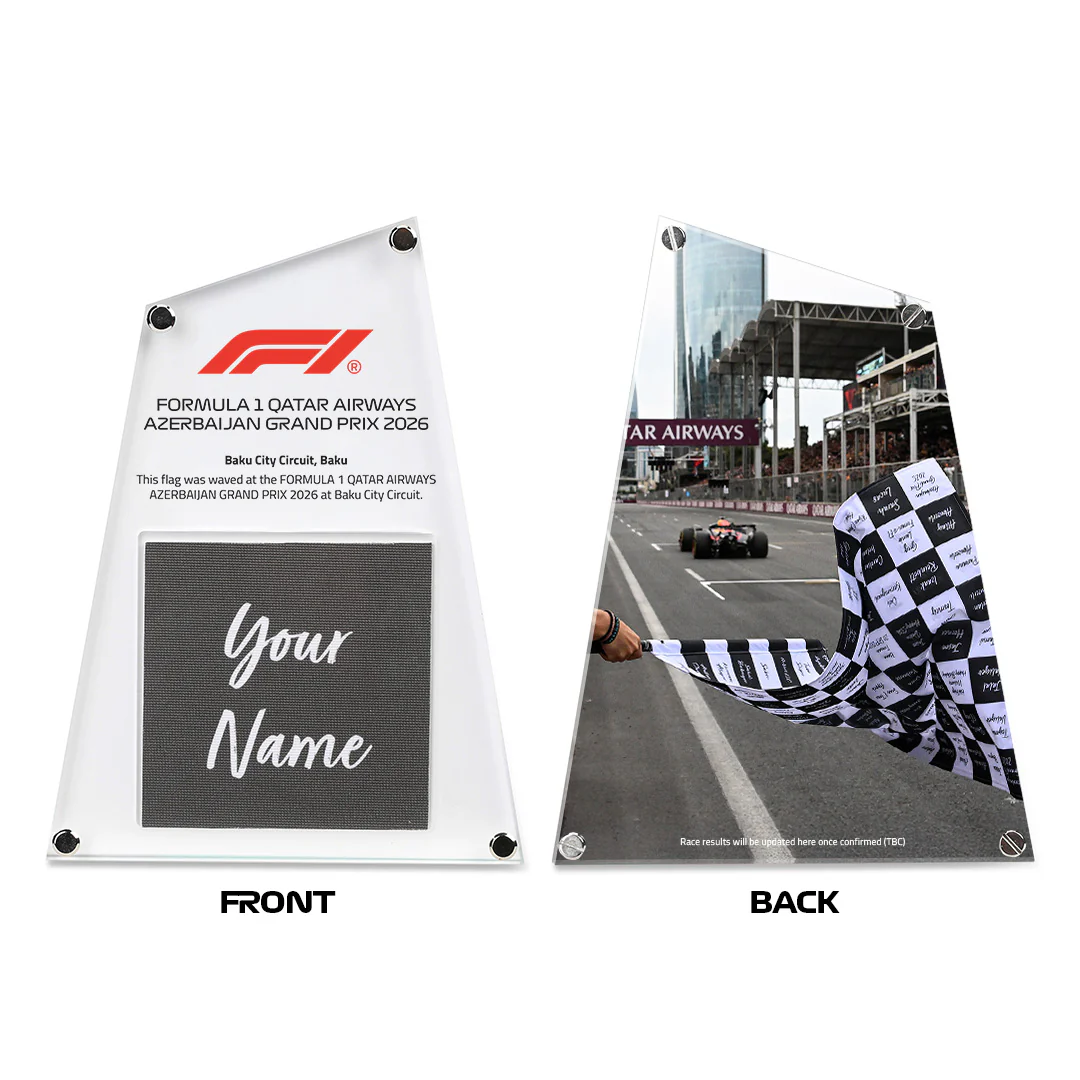 Azerbaijan GP 2026 - Personalised F1® Flag - Image 4