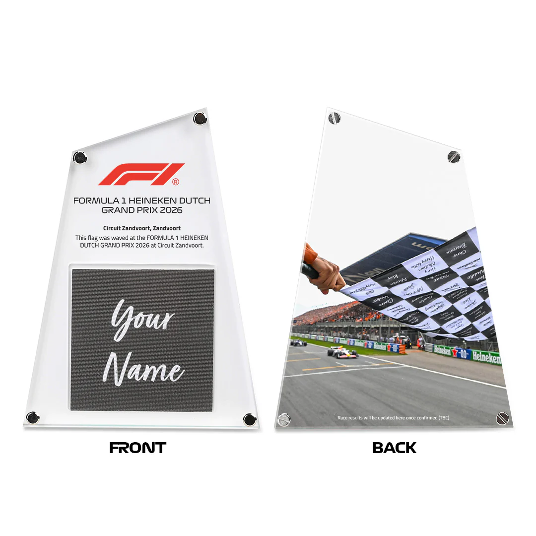 Dutch GP 2026 - Personalised F1® Flag - Image 4