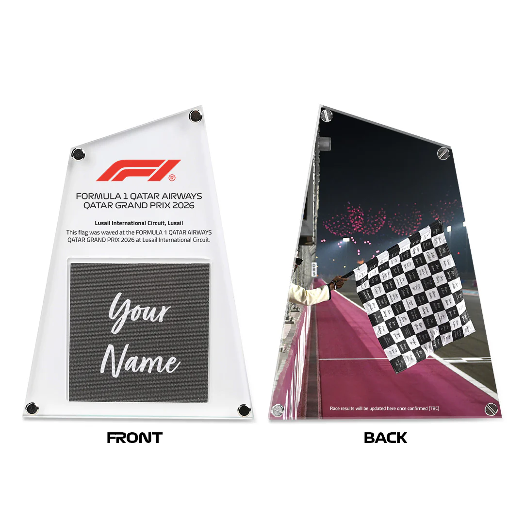 Qatar GP 2026 - Personalised F1® Flag - Image 4