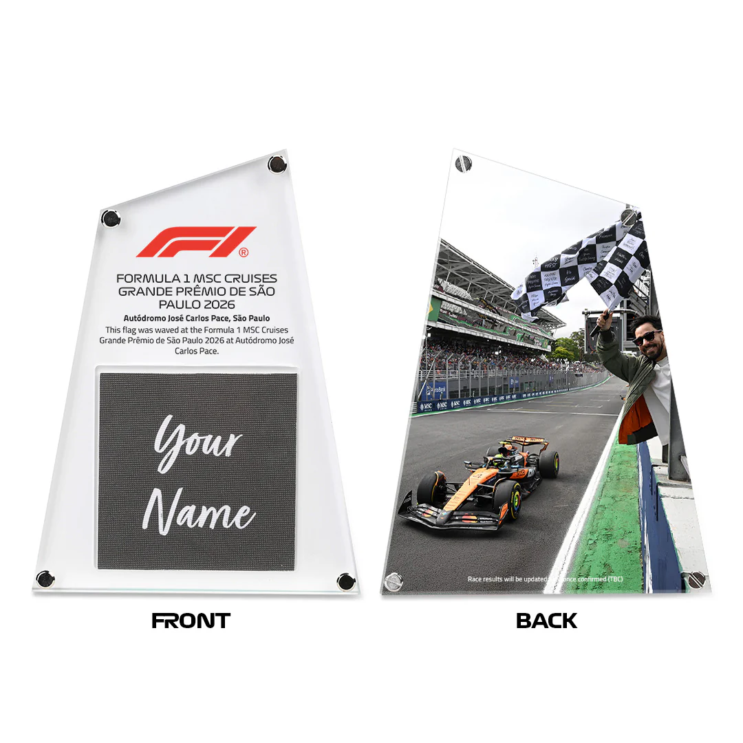 Sao Paulo GP 2026 - Personalised F1® Flag - Image 4