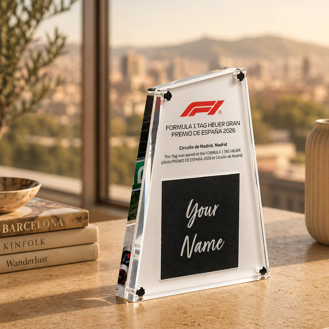 Spanish GP 2026 - Personalised F1® Flag - Image 2